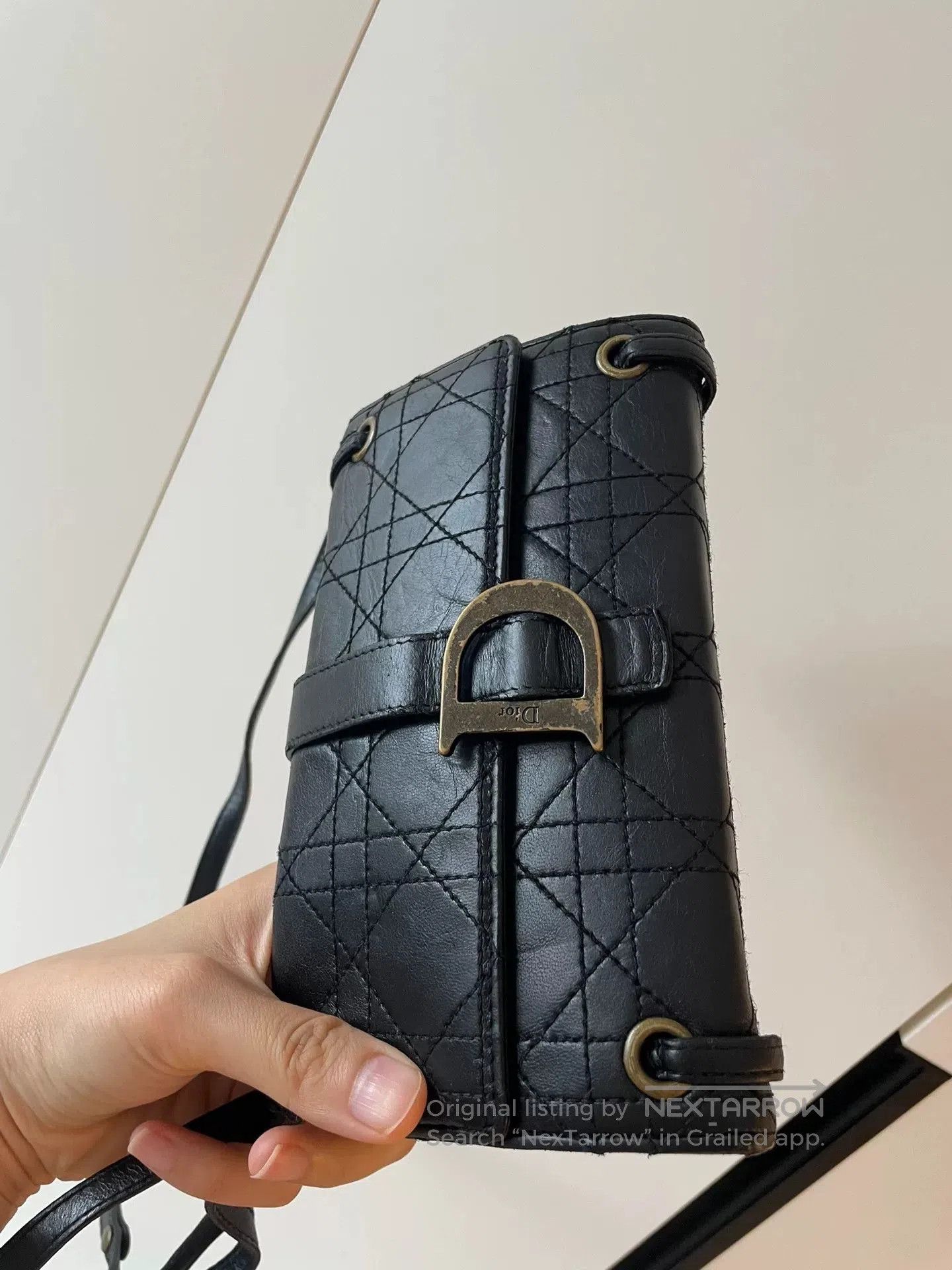 Dior Dior Vintage Lambskin Lady Dior Bag. Size ONE SIZE - 5 Thumbnail
