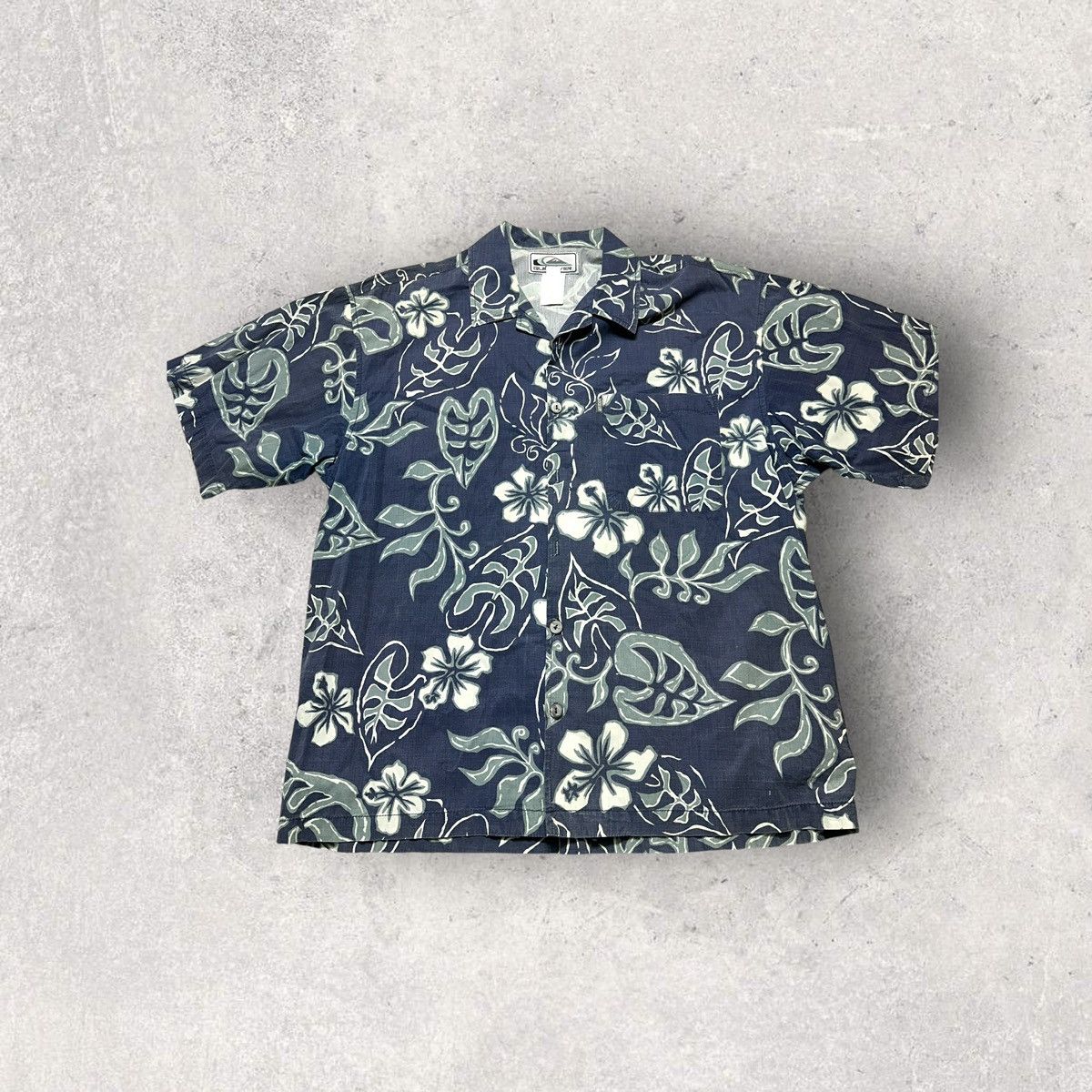 Quiksilver × Vintage Vintage Quiksilver Hawaiian shirt Size US L / EU 52-54 / 3 - 1 Thumbnail