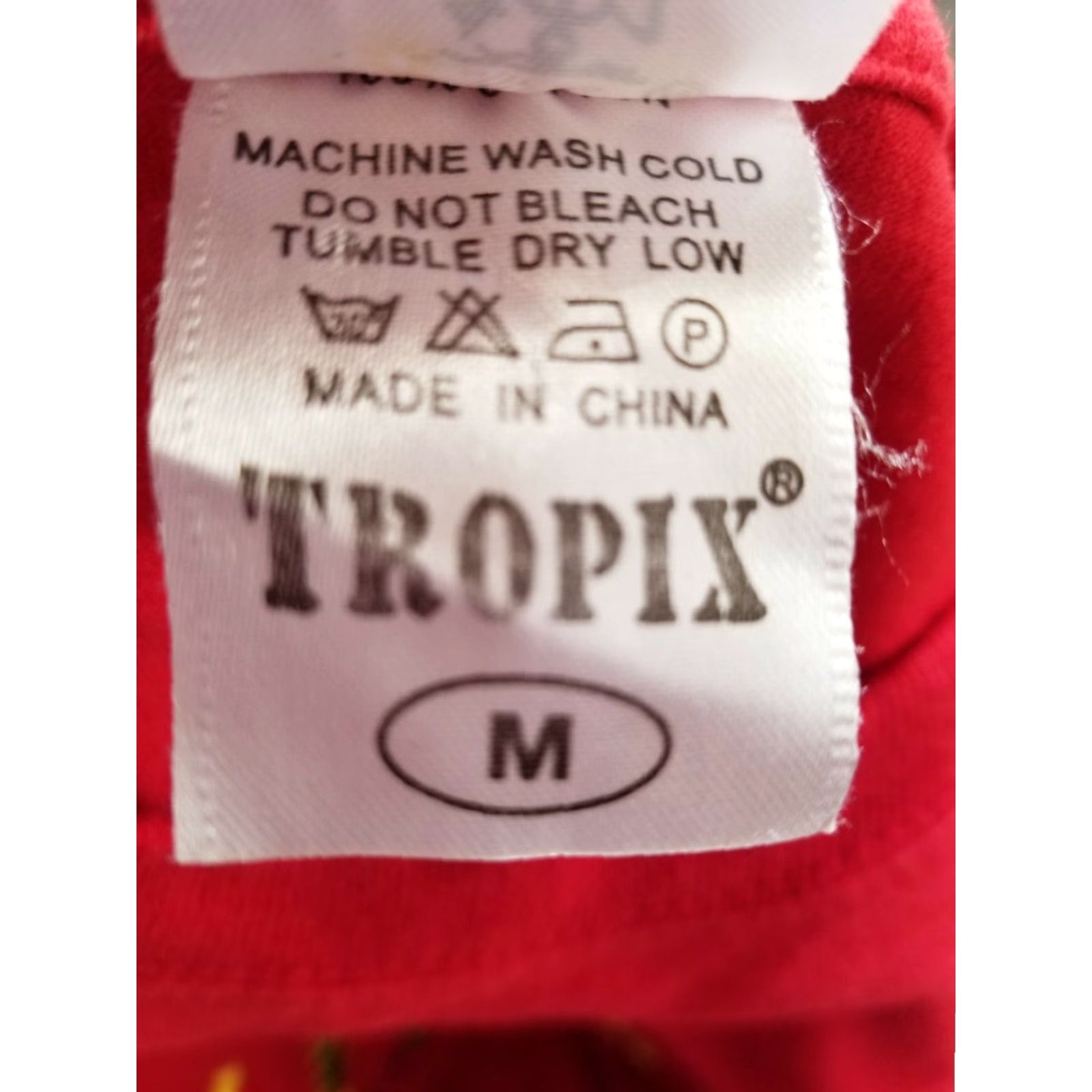 Vintage VINTAGE Tropix Embroidered Jamaica NO PROBLEM Souvenir T Shirt Mens M Red 90s Sh T-Shirt Size US M / EU 48-50 / 2 - 5 Thumbnail