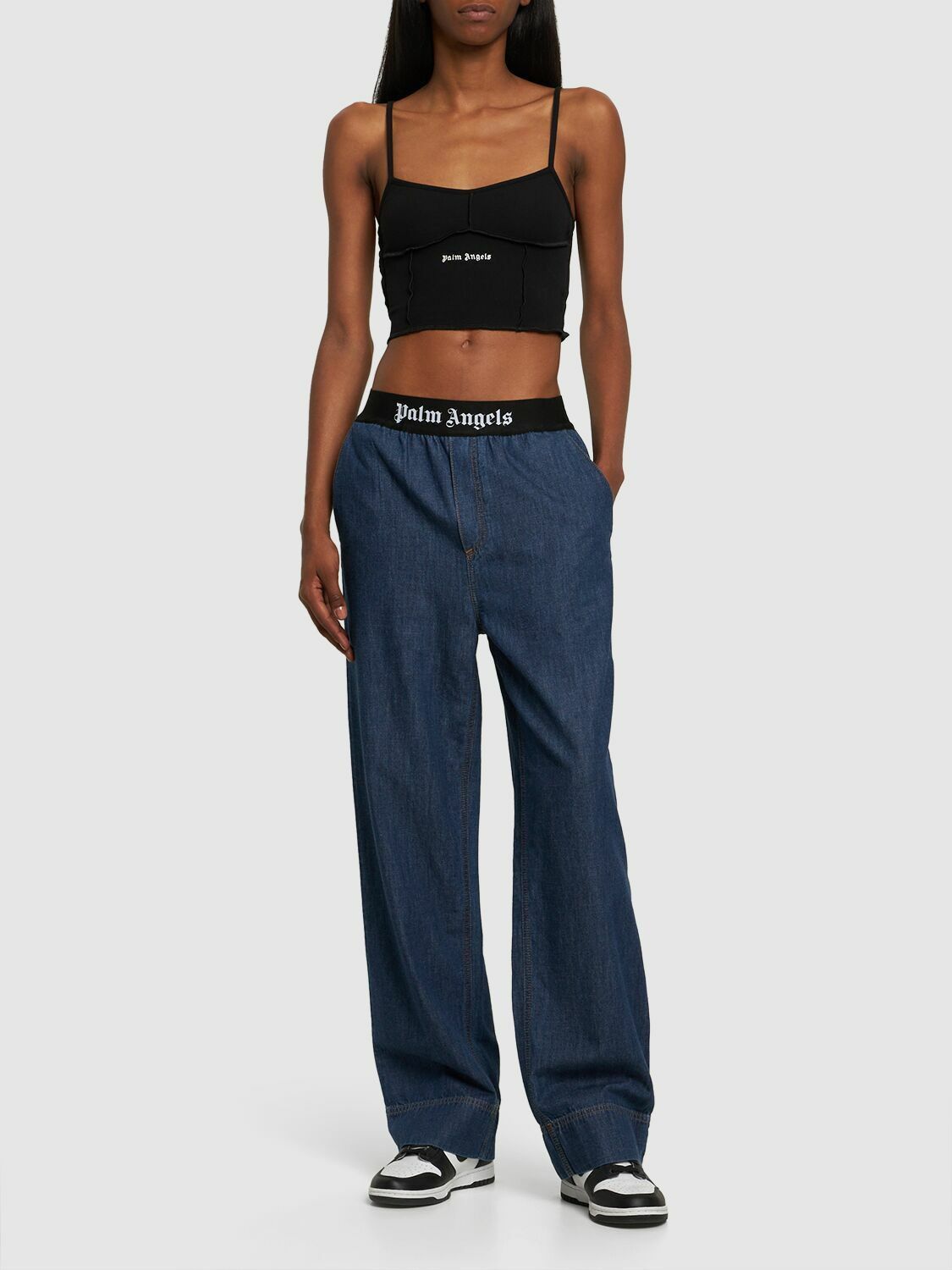 Palm Angels o1y1125 Denim Pant in Blue Size 25" / US 0 / IT 36 - 3 Thumbnail