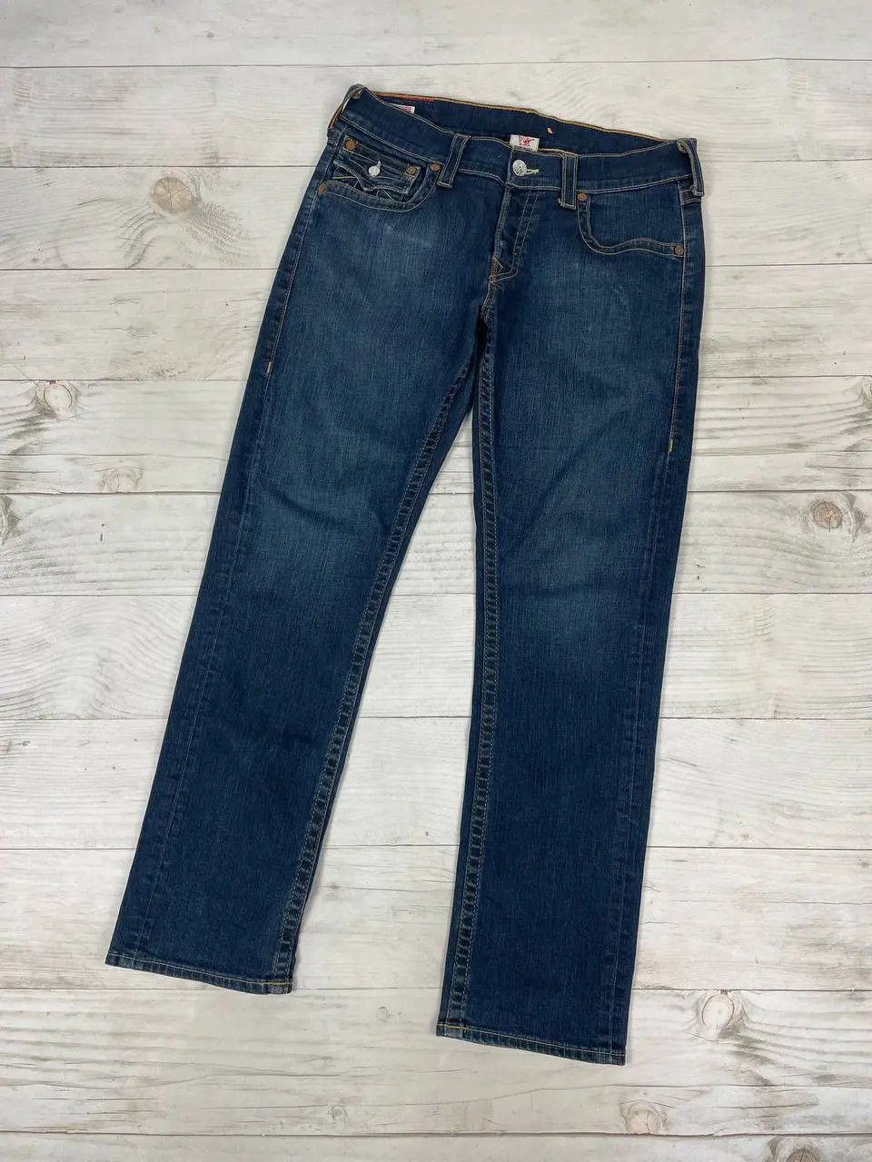 True Religion Vintage True Religion Jack Denim Jeans Baggy Y2K Japan Size US 34 / EU 50 - 2 Thumbnail