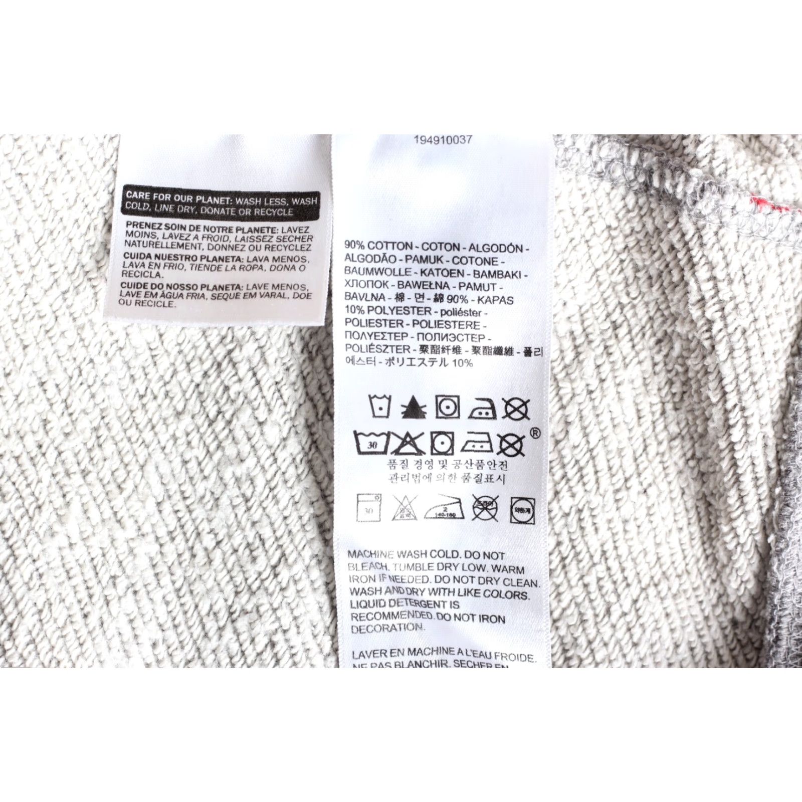 Levi's LEVI’S Graphic Pullover Hoodie Sweatshirt Mens L Grey VR1878 Size US L / EU 52-54 / 3 - 6 Thumbnail