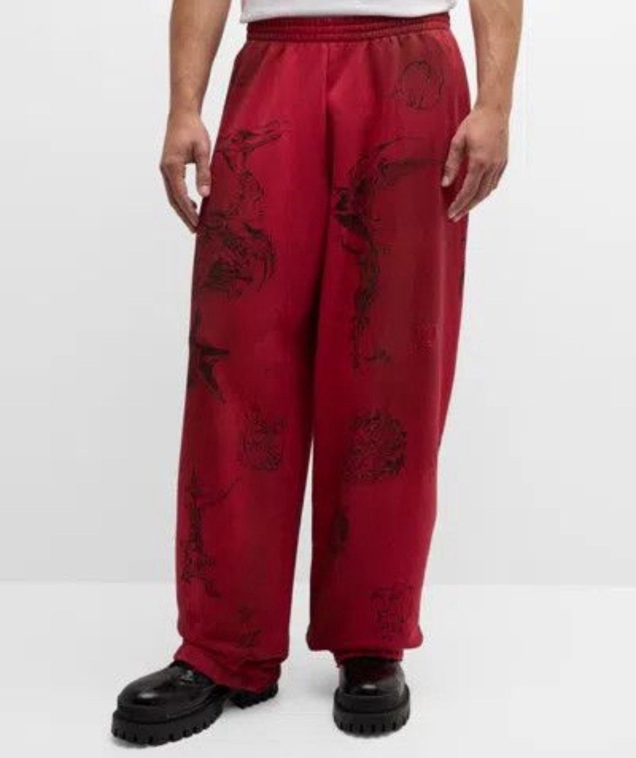 Balenciaga Tattoo Sweatpants Size US 30 / EU 46 - 2 Thumbnail
