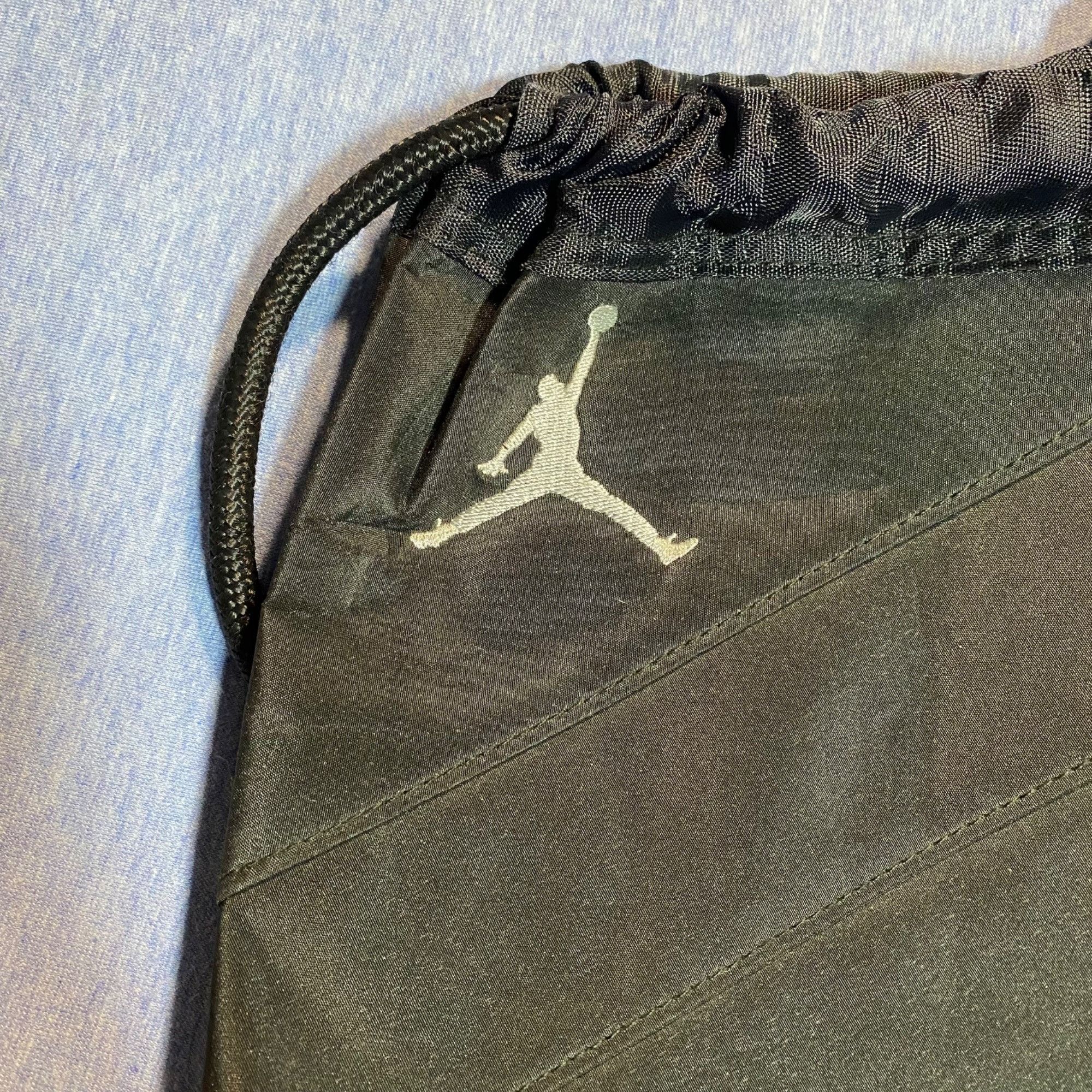 Jordan Brand Jordan Drawstring Backpack With Zip Pocket & Mesh Panels - B Size ONE SIZE - 6 Thumbnail