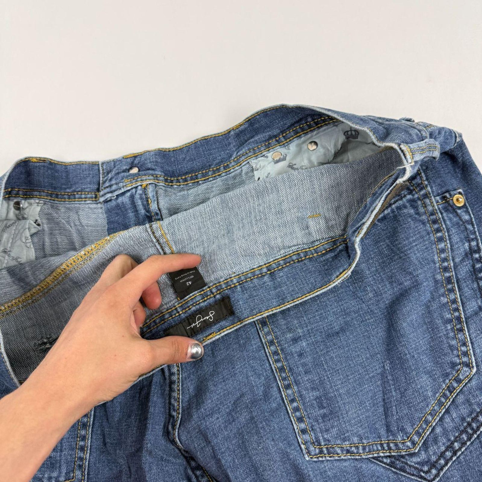 Vintage archive sean john faded y2k baggy wide leg rare jean