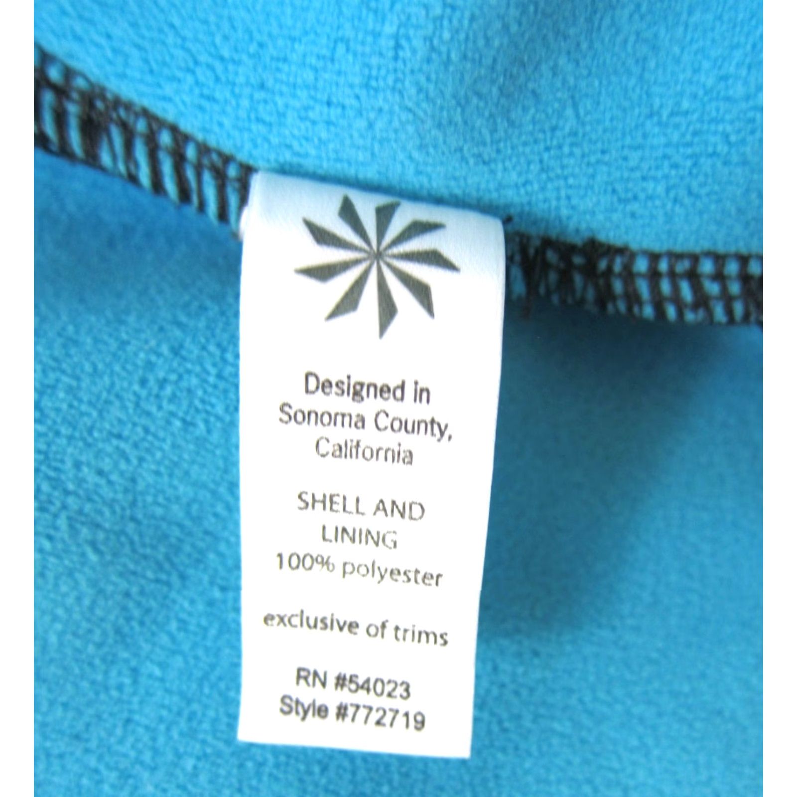 Athleta Athleta Coat Shirt M Womens Trench Blue Floral Embroidered Long Hooded Full Zip Size M / US 6-8 / IT 42-44 - 5 Thumbnail