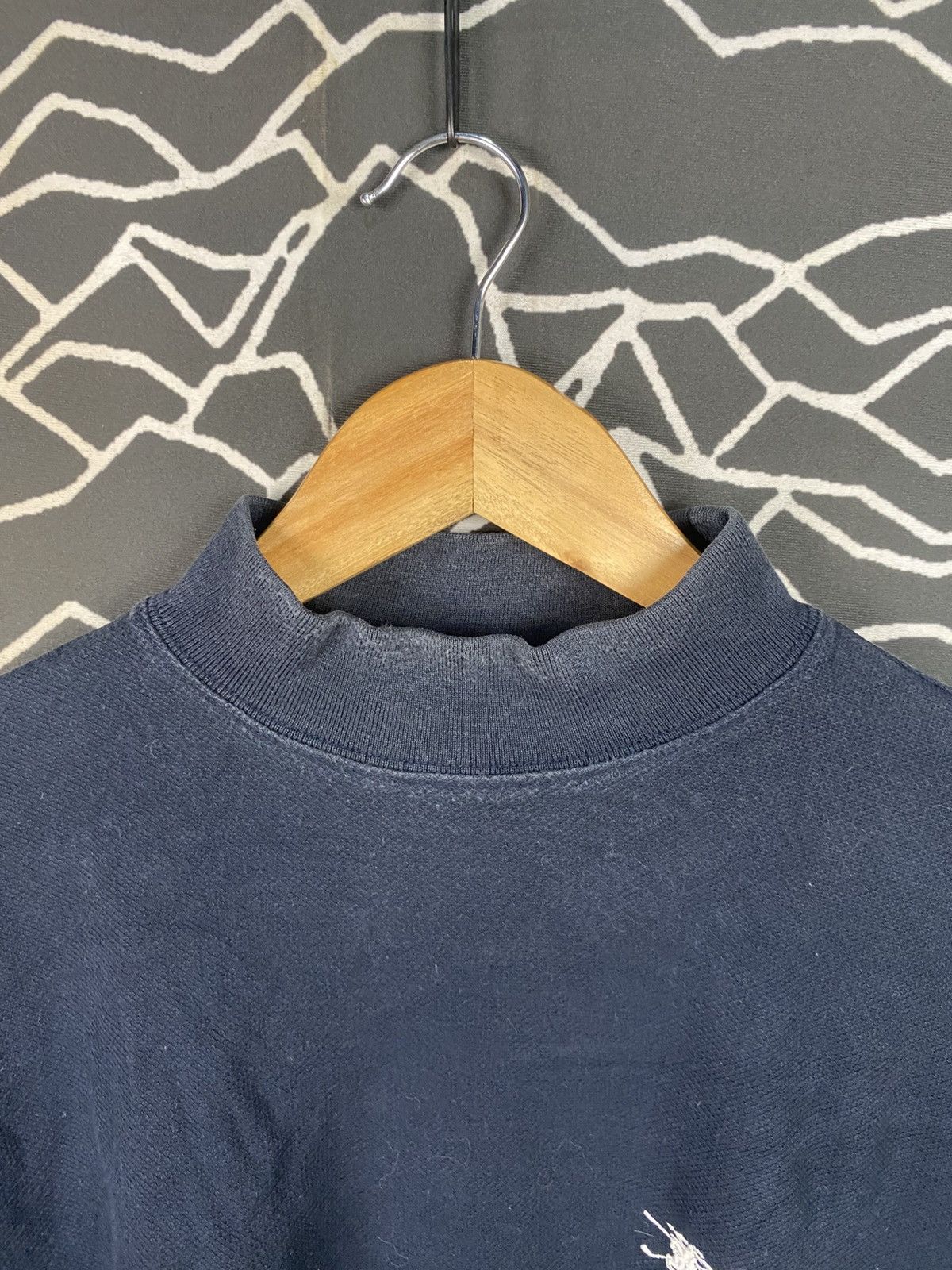 Burberry Vintage Burberry Golf Mock Neck Long Sleeve Embroidery Logo Size US M / EU 48-50 / 2 - 12 Thumbnail