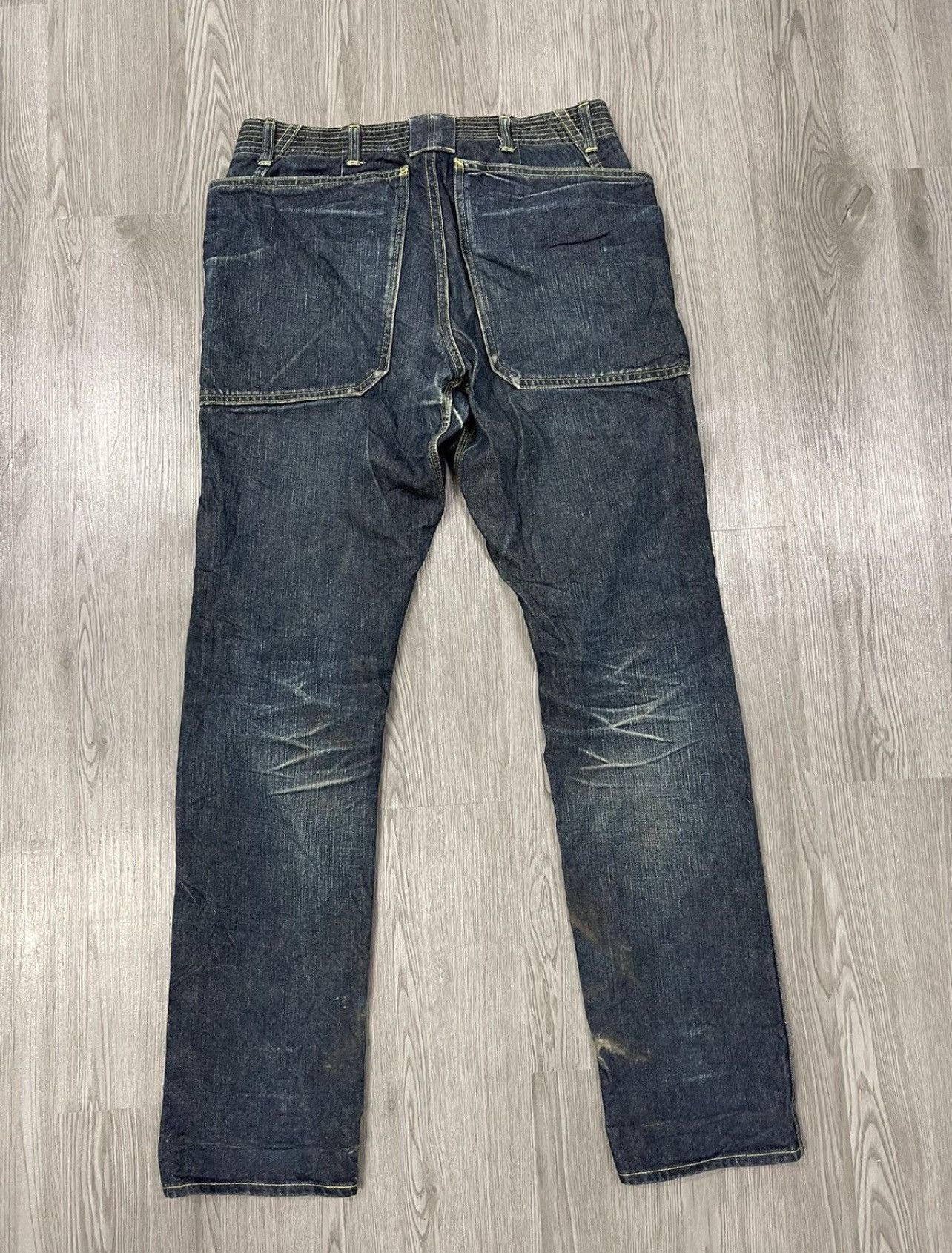 Japanese Brand × Sassafras Sassafras Fall Leaf Gardeners Denim Pant Size US 31 - 4 Thumbnail