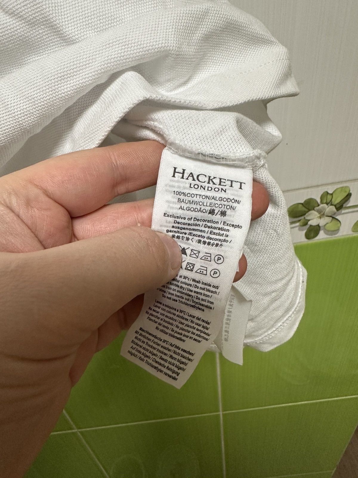 Hackett Hackett polo army 3 shirt white size XXL Size US XXL / EU 58 / 5 - 6 Thumbnail