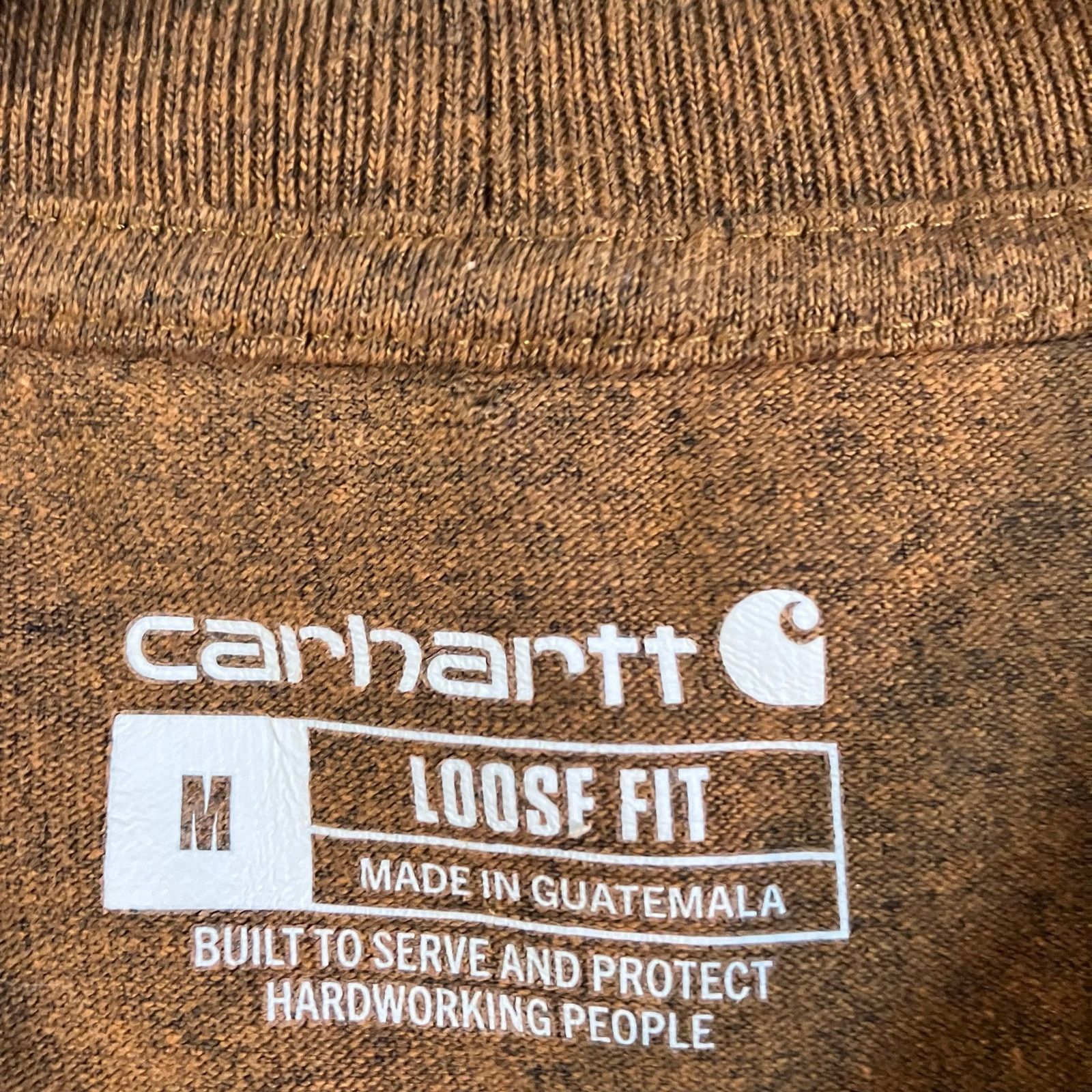 Carhartt Carhartt Brown Loose Fit Workwear Pocket T-shirt Size US M / EU 48-50 / 2 - 3 Thumbnail
