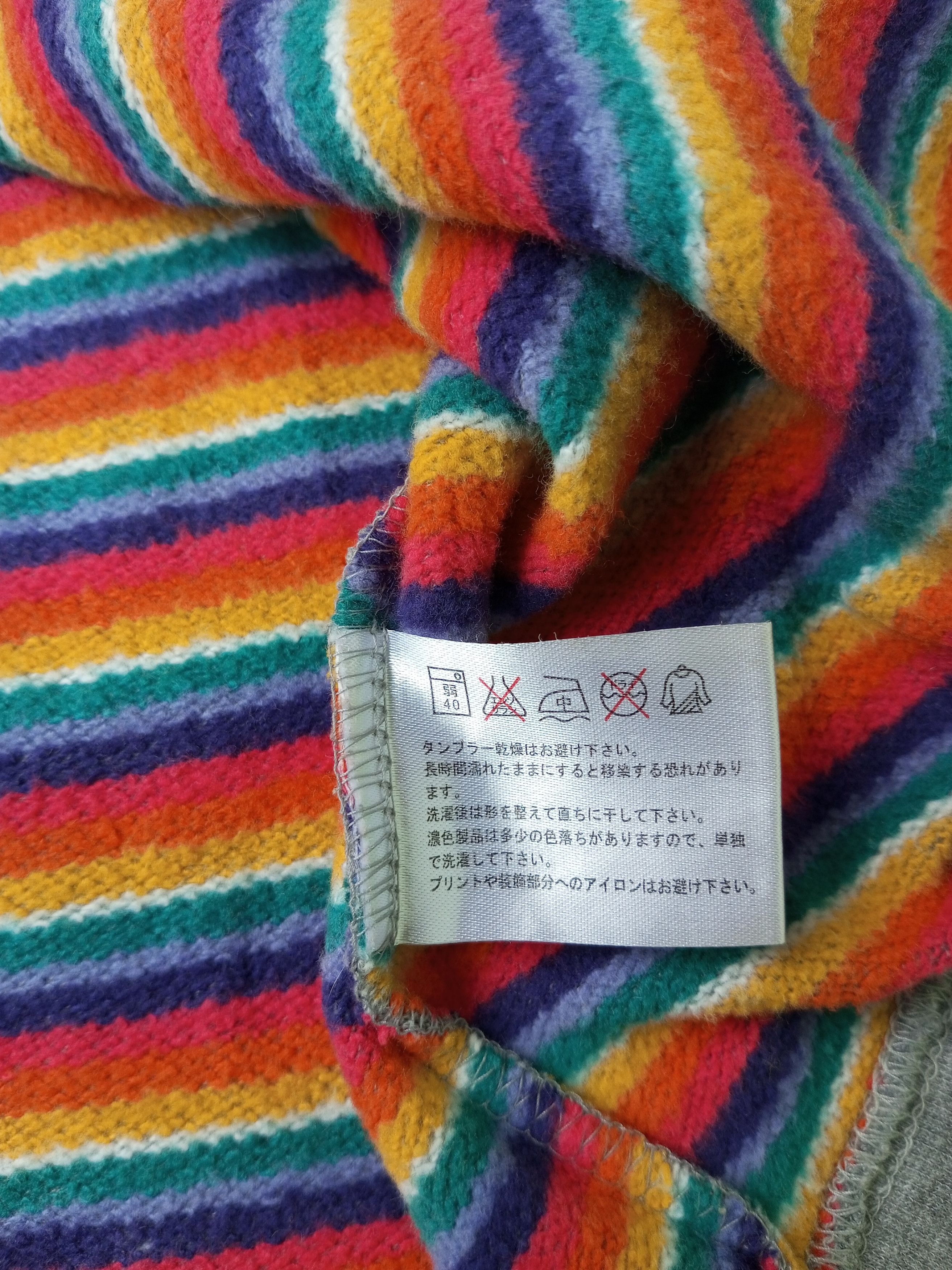 If Six Was Nine UNDER WRAPS Rainbow inside Fur Zip Up Hoodie Size US M / EU 48-50 / 2 - 8 Thumbnail