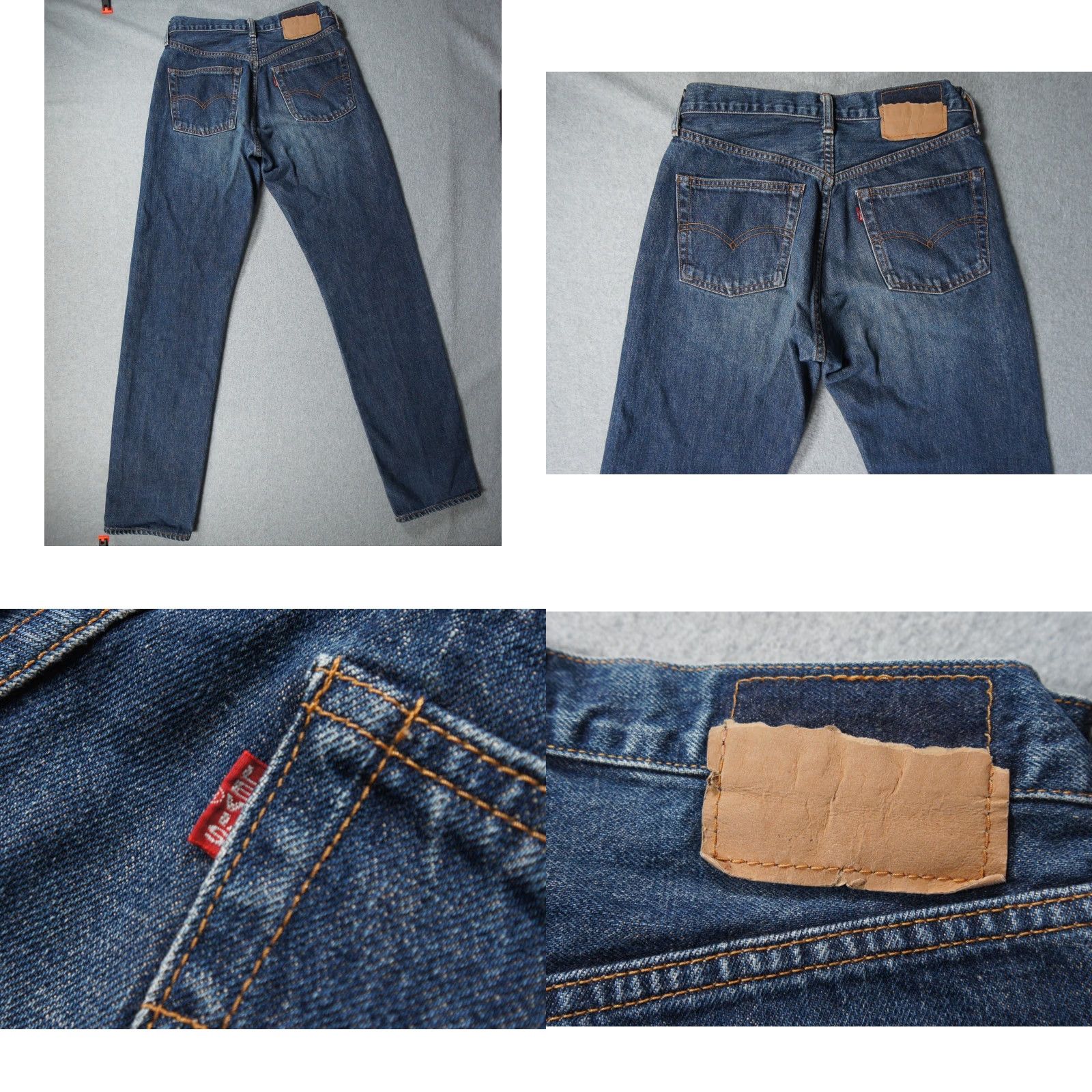 Levi's VINTAGE Levi's Jeans Mens 28x34 Blue Denim Pants Big E Selvedge Japan J22 Talon Size US 28 / EU 44 - 9 Thumbnail