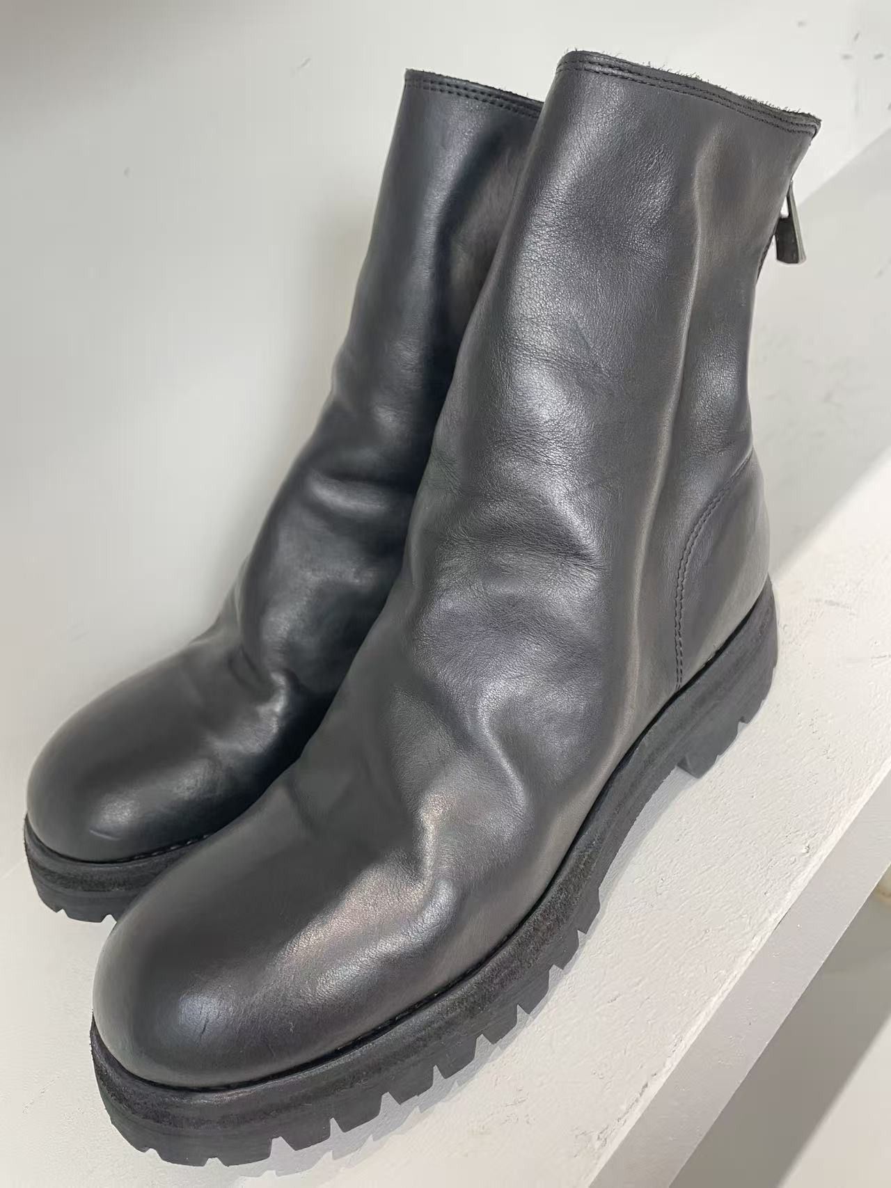 Guidi Guidi 788V Horse Full Grain Leather Boots Size US 12 / IT 42 - 6 Thumbnail