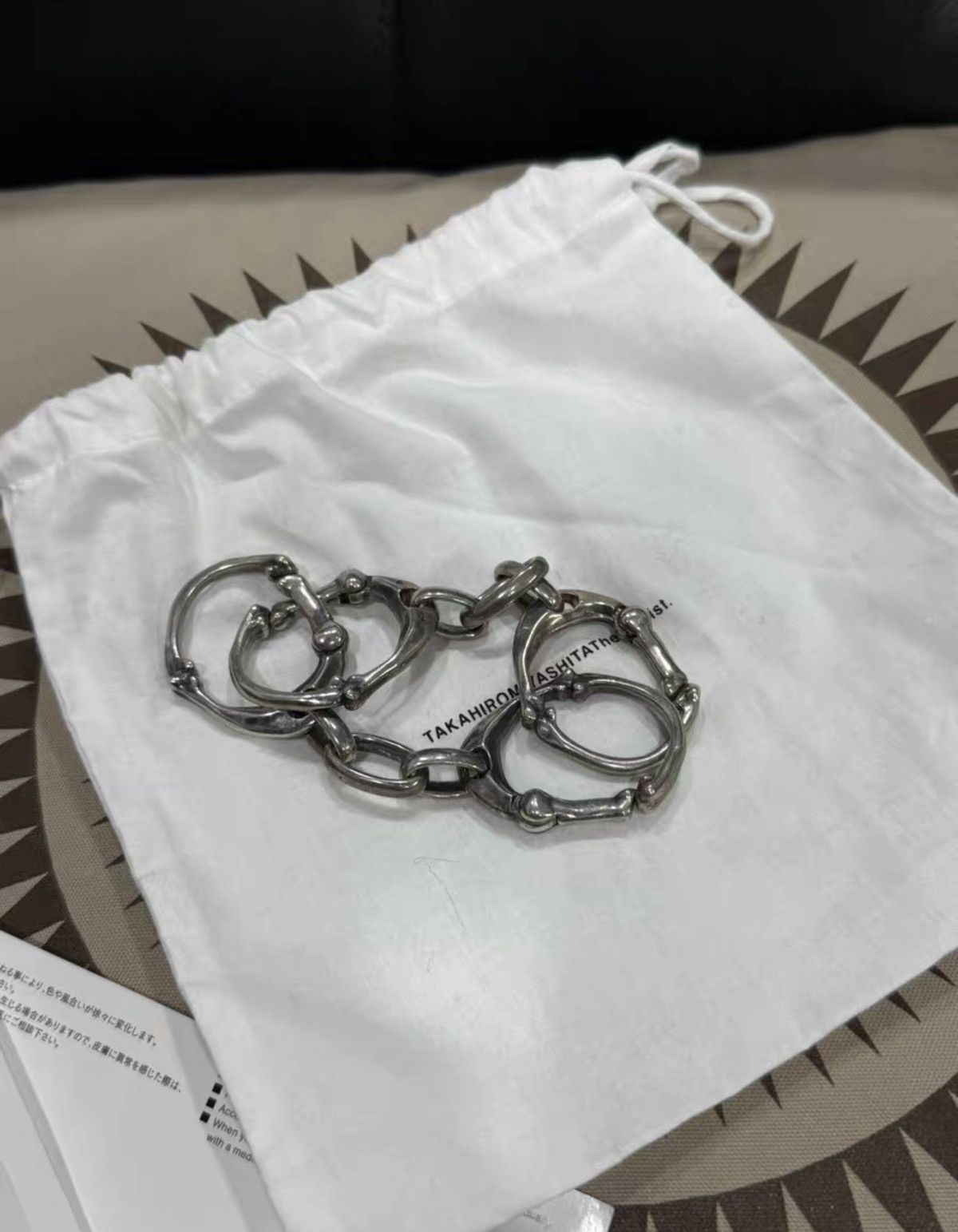 Takahiromiyashita The Soloist. THE SOLOIST Bone Bracelet – Size L, Brand New Size ONE SIZE - 2 Thumbnail