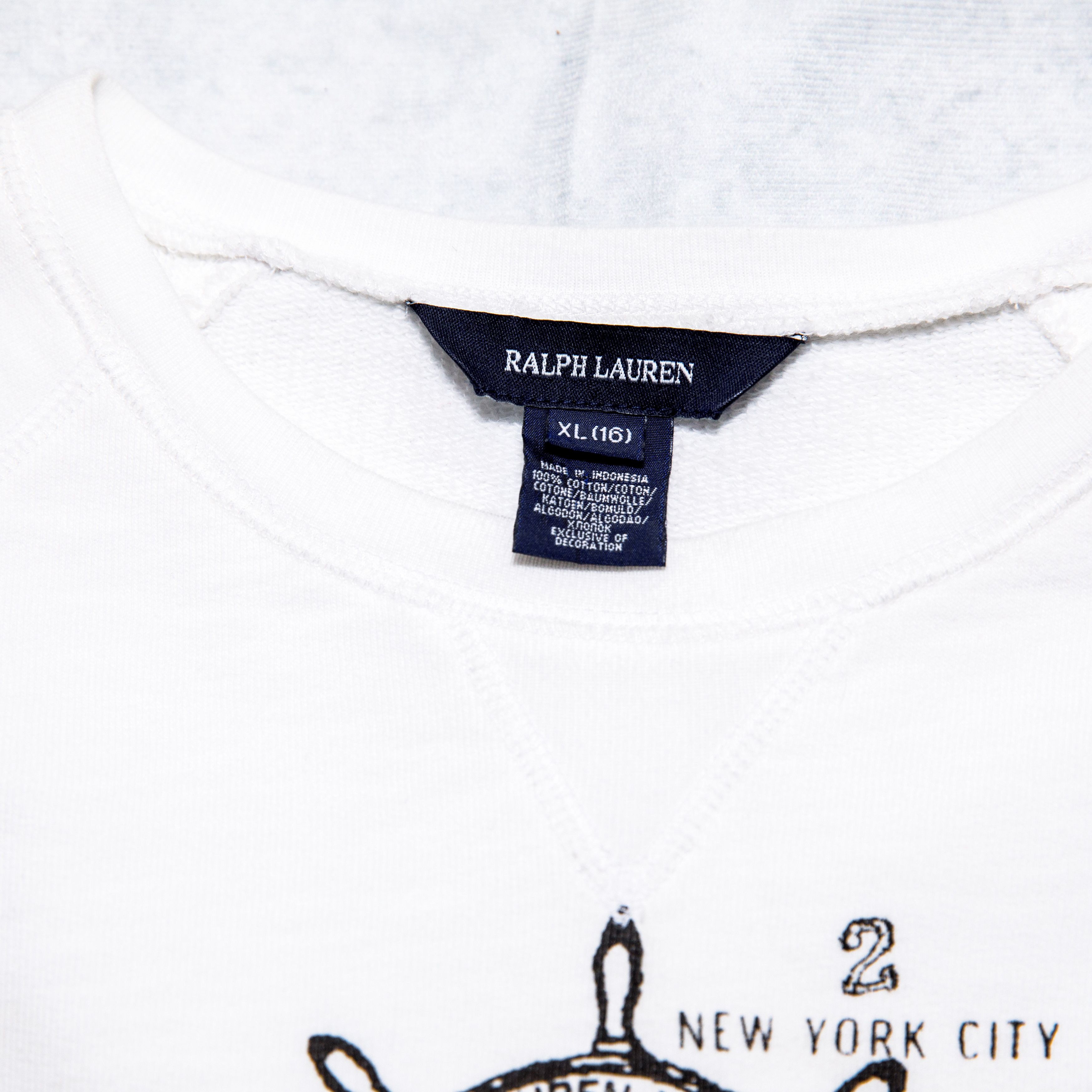 Ralph Lauren Ralph Lauren Yacht Club Sweat Shirt Embroidered Print Size XS / US 0-2 / IT 36-38 - 7 Thumbnail