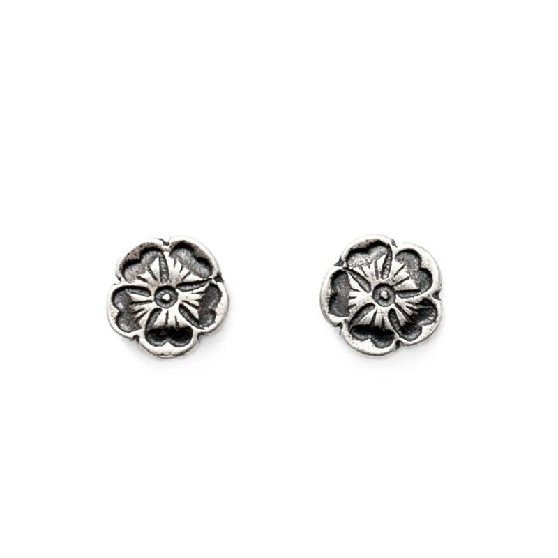 Jewelry Tiny Flower Stud Earrings 925 Sterling Silver Jewelry Gift Size ONE SIZE - 6 Thumbnail