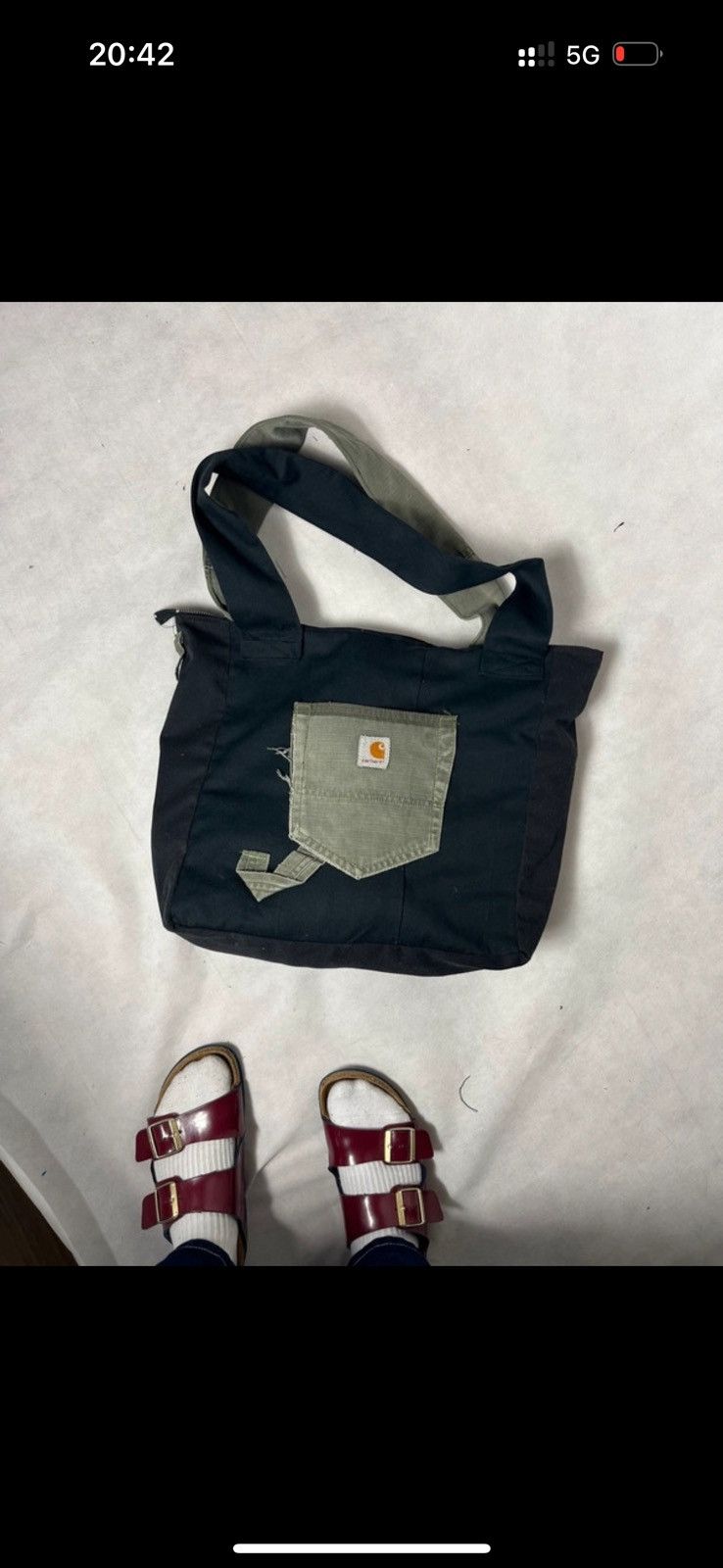 Carhartt × Vintage Carhartt TOTE bag Size ONE SIZE - 3 Thumbnail