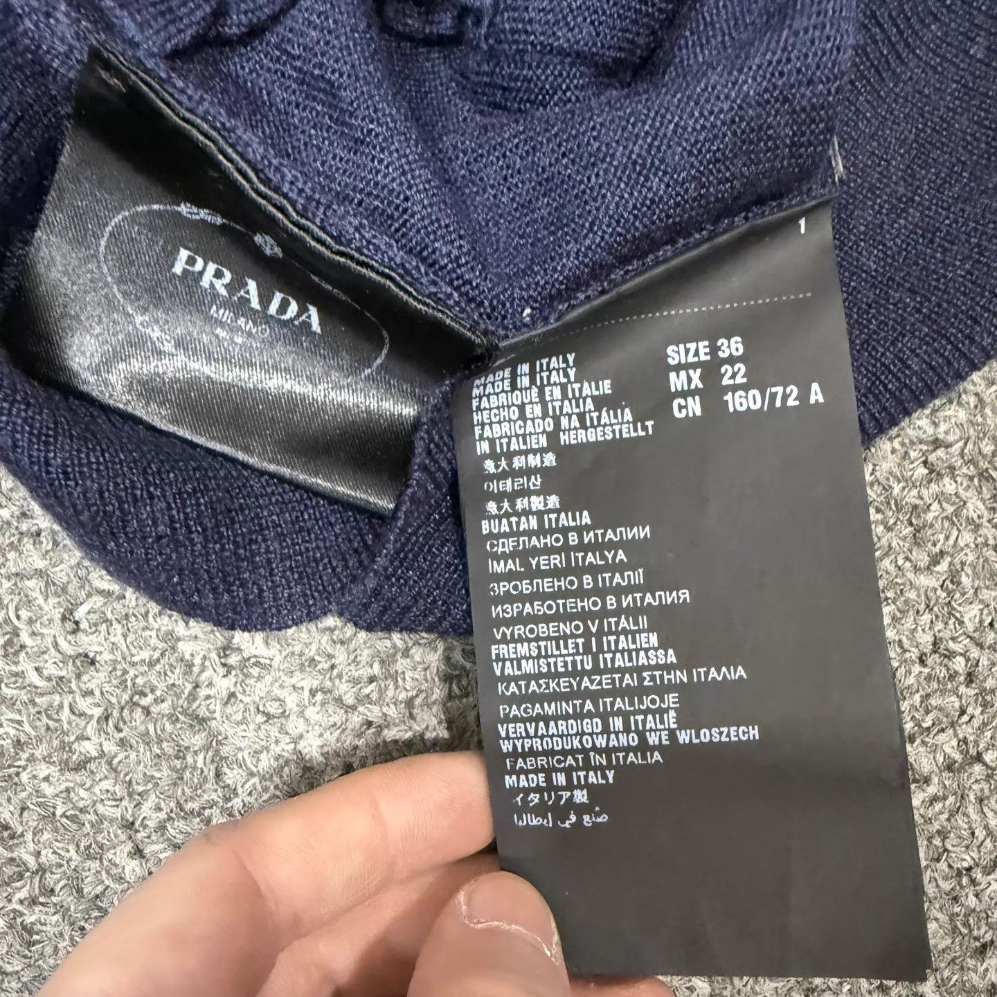 Prada Prada single-breasted knit wool cardigan women's 36 99 new Size XS / US 0-2 / IT 36-38 - 4 Thumbnail