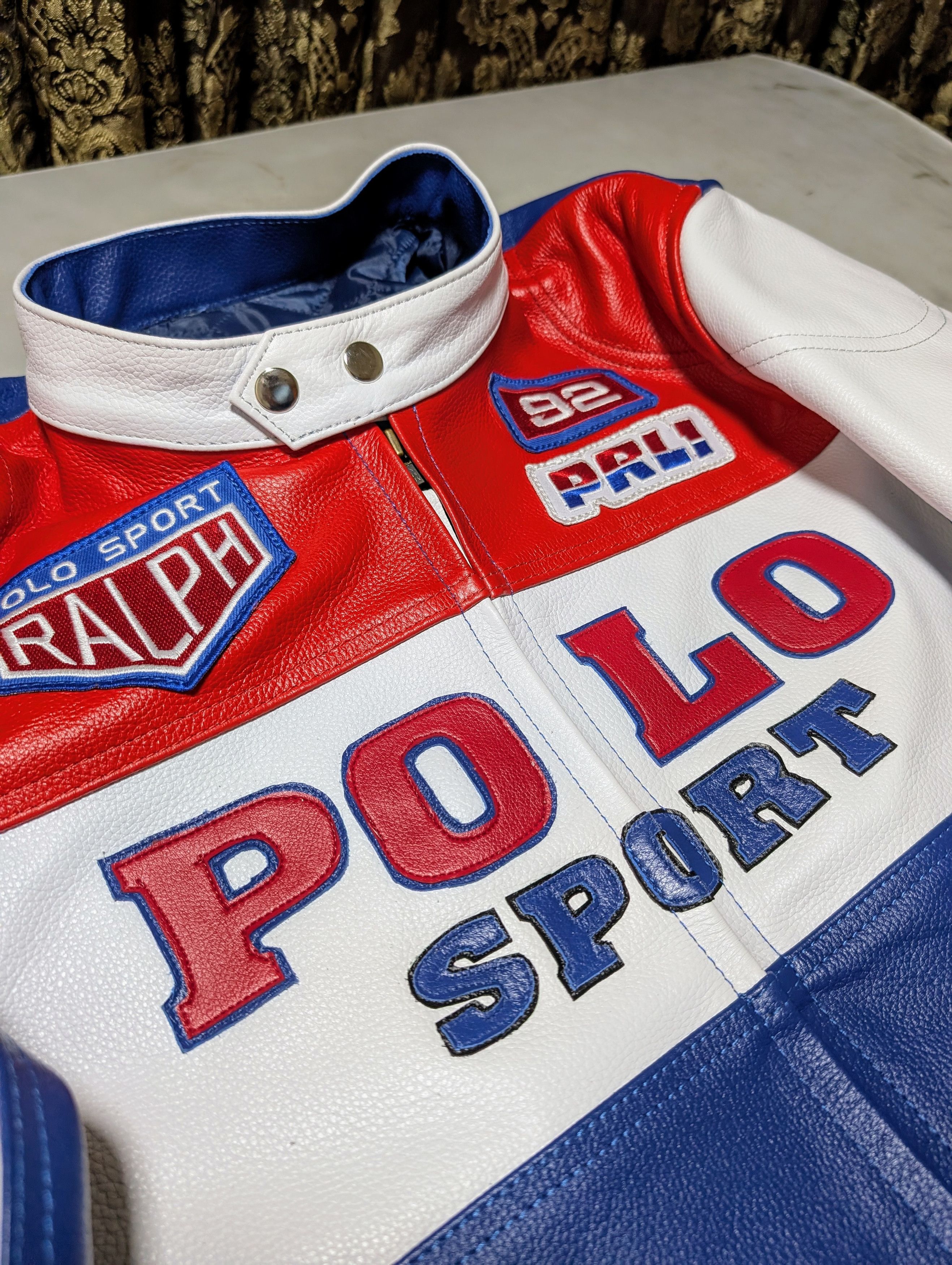 Polo Ralph Lauren Polo Ralph Lauren Rare Racing Leather Jacket Size US M / EU 48-50 / 2 - 6 Thumbnail