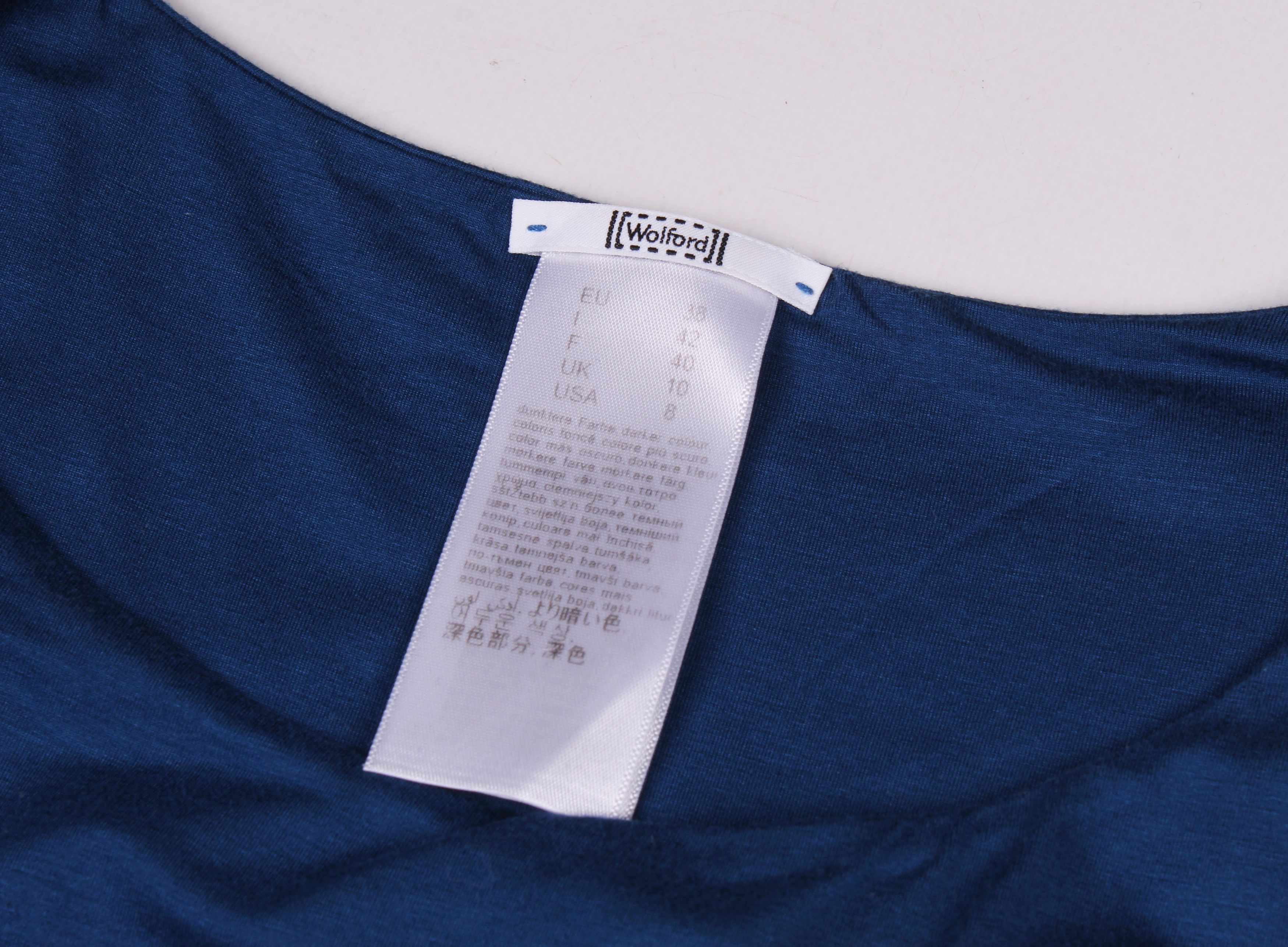 Wolford Wolford Black Blue Sleeveless Mini Dress Size M / US 6-8 / IT 42-44 - 7 Thumbnail