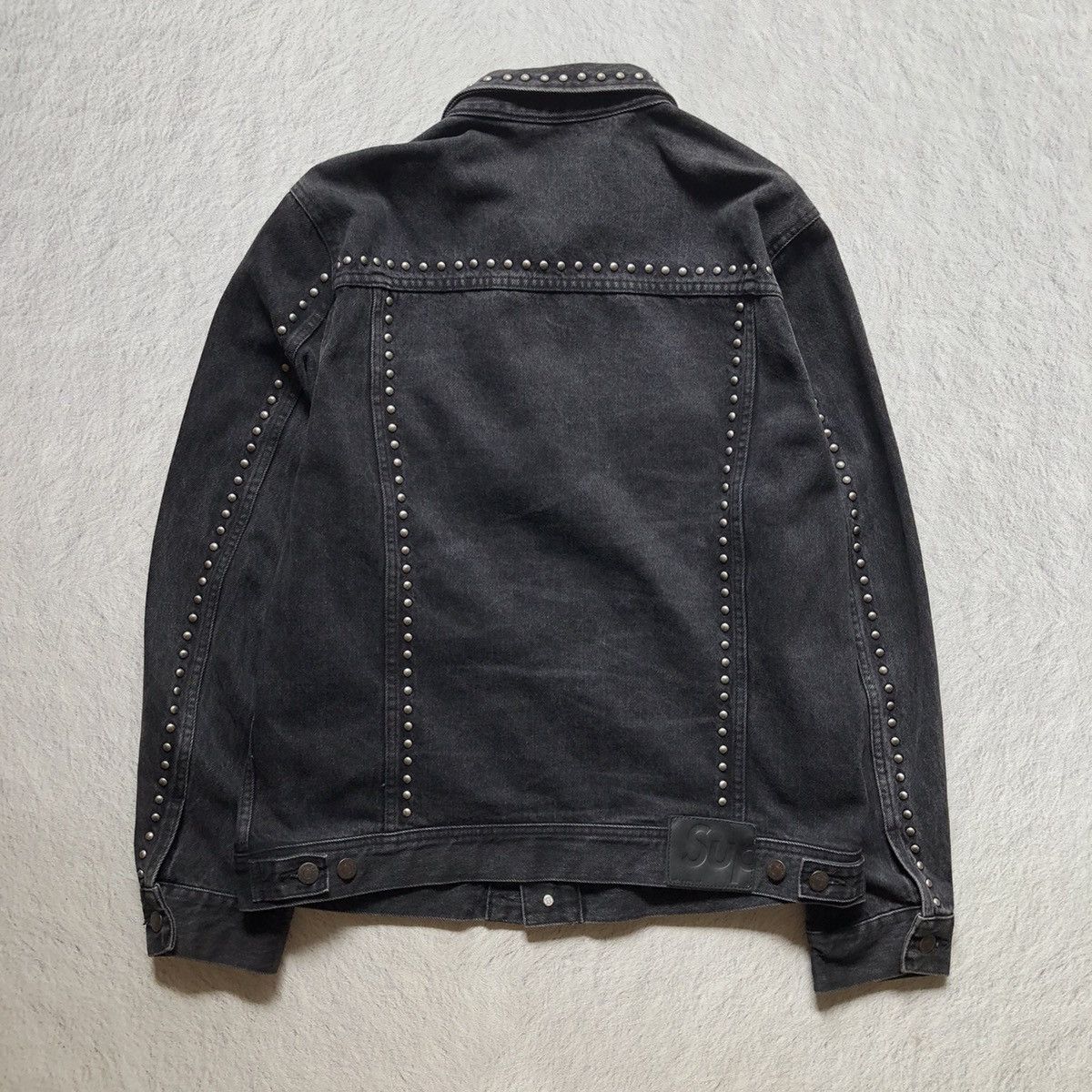 Supreme Supreme Studded denim trucker black Size US M / EU 48-50 / 2 - 7 Thumbnail