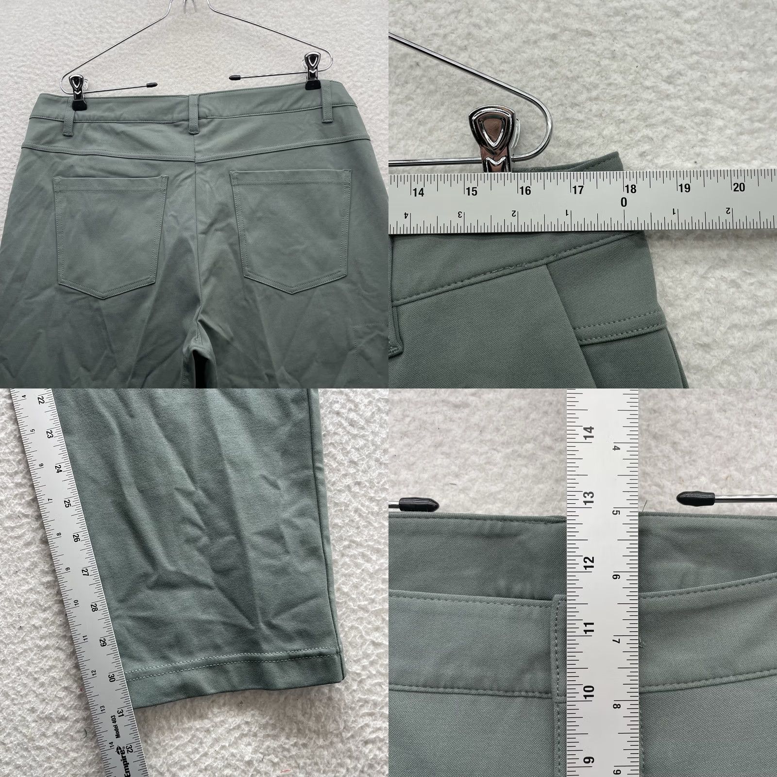 Vintage BYLT Everyday Pants 2.0 Mens 2XL 38x31 Green Chino Performance Stretch Casual Athletic Pants Size US 39 - 8 Thumbnail