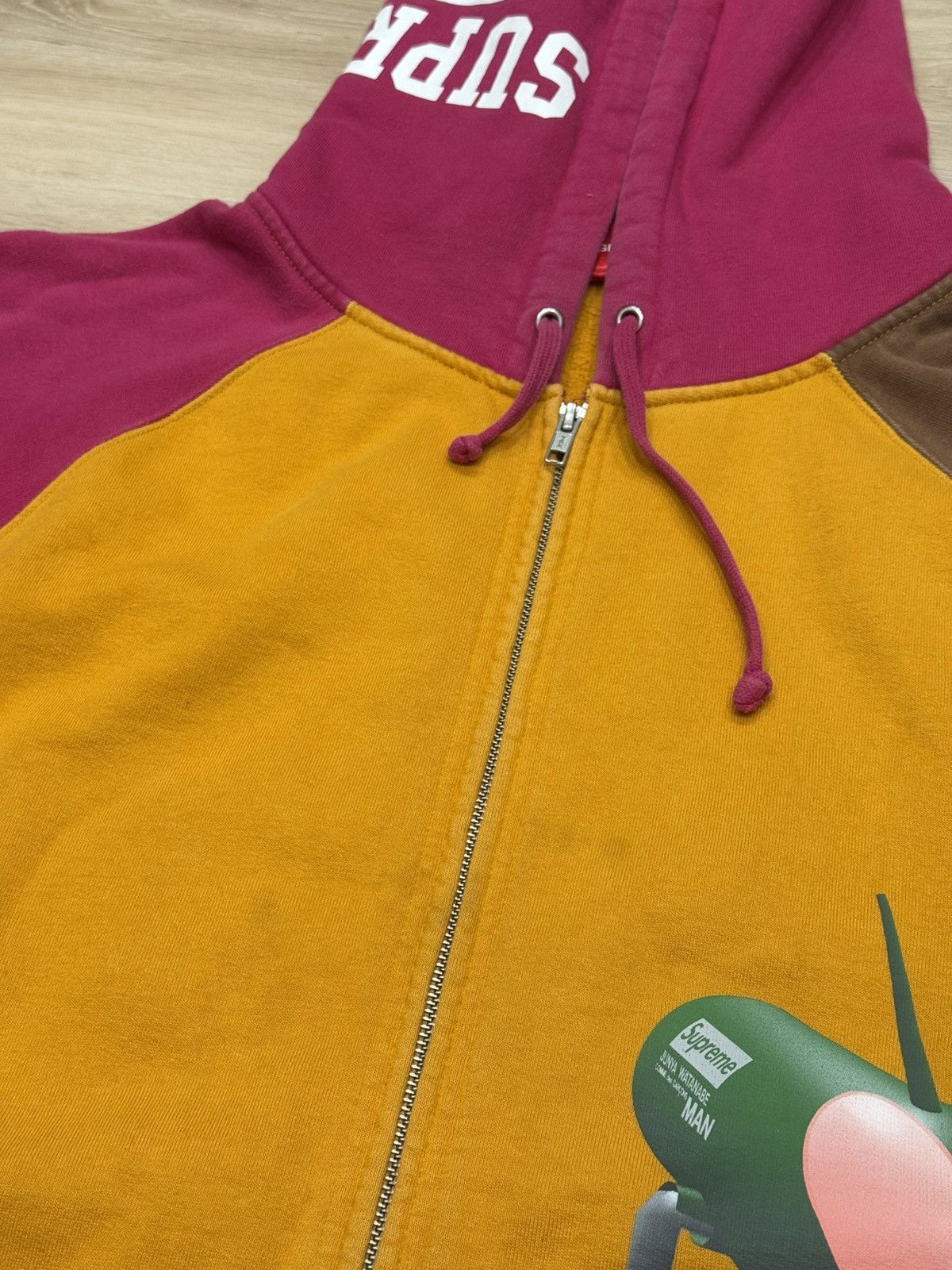 Junya Watanabe × Supreme Supreme CDG Junya Watanabe Zip Up Hoodie Size US XL / EU 56 / 4 - 4 Thumbnail