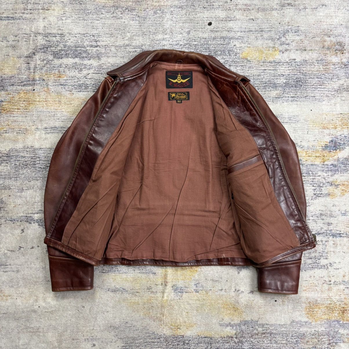 The Real McCoy's B - Mccoy’s single riders leather jacket Size US S / EU 44-46 / 1 - 10 Thumbnail