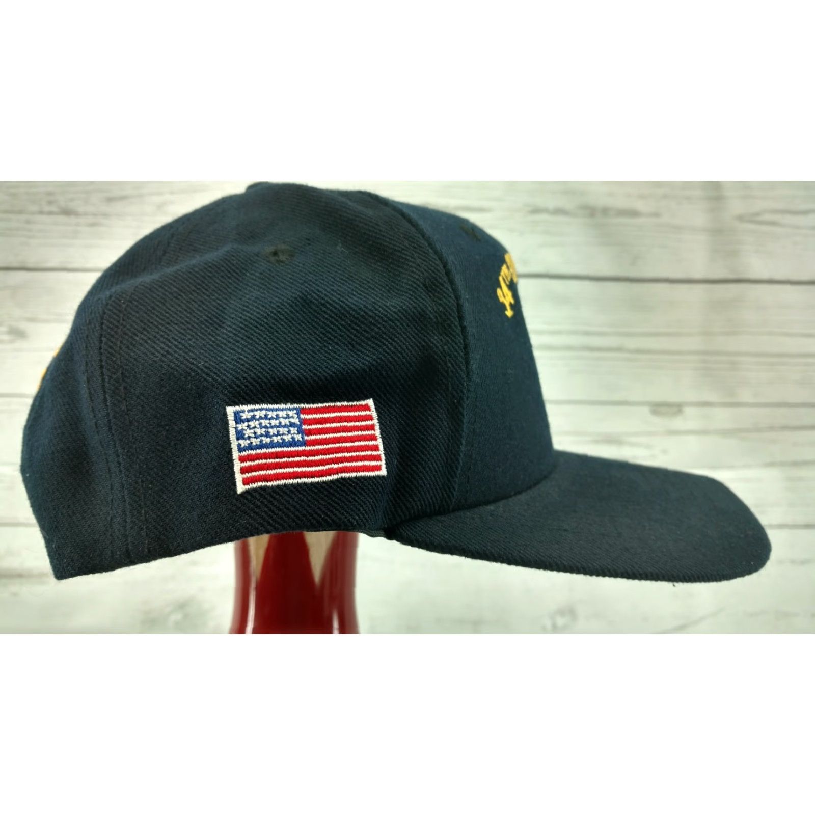 Vintage VINTAGE United States Military 34TH Support Group Hat Dark Blue Hat Navy Blue Adjustable Snapback Men Size ONE SIZE - 6 Thumbnail
