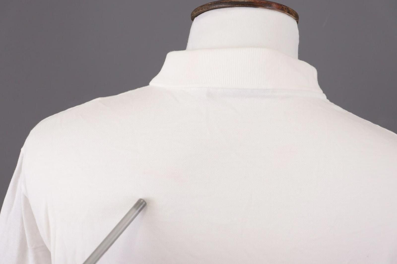Lacoste Lacoste Regular Fit White Summer Polo Shirt Size 8 / 3XL Size US XXL / EU 58 / 5 - 12 Thumbnail