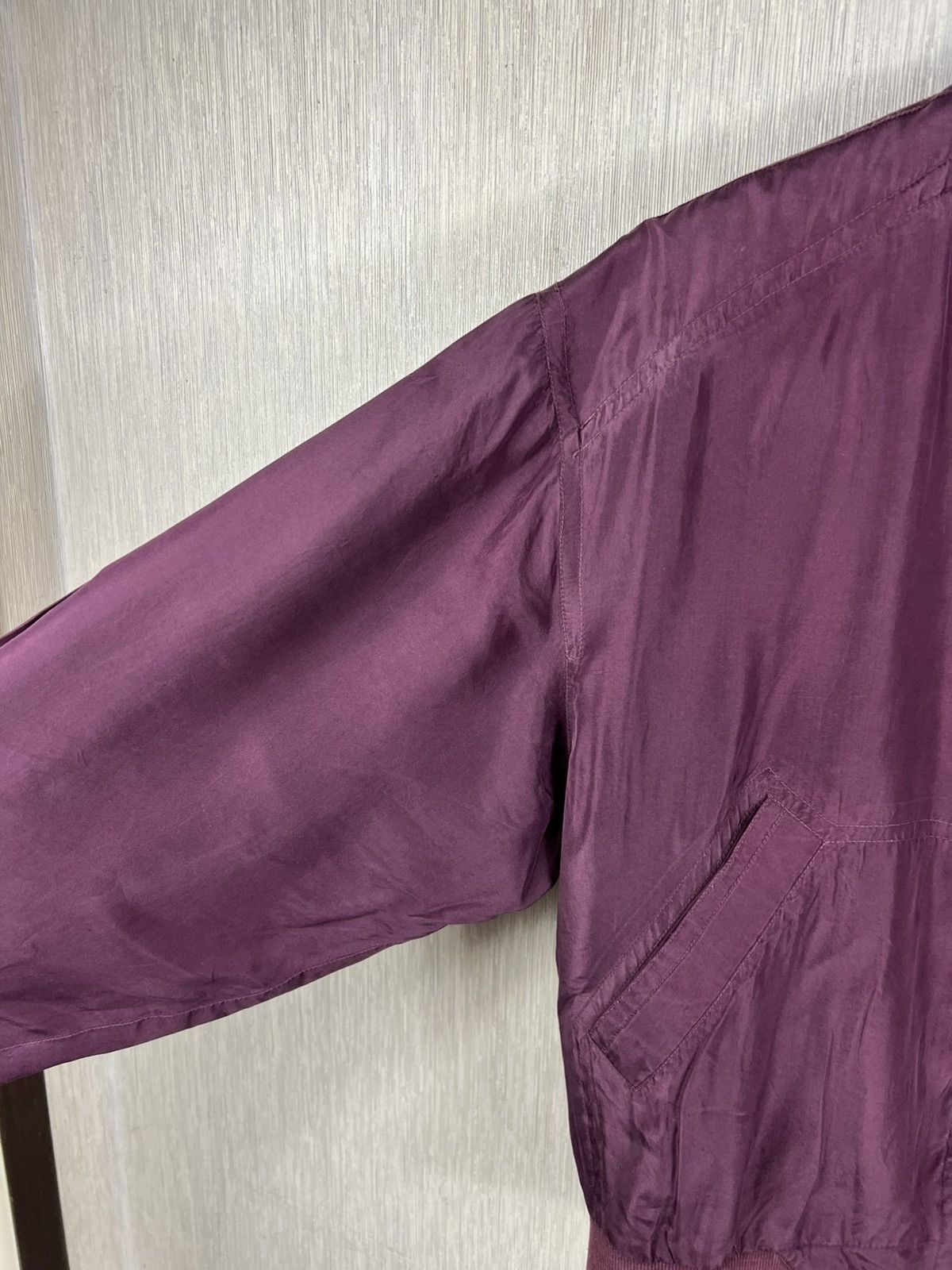Japanese Brand Vintage 90s Van Zon 100% silk bomber zip jacket y2k japanese Size US M / EU 48-50 / 2 - 7 Thumbnail