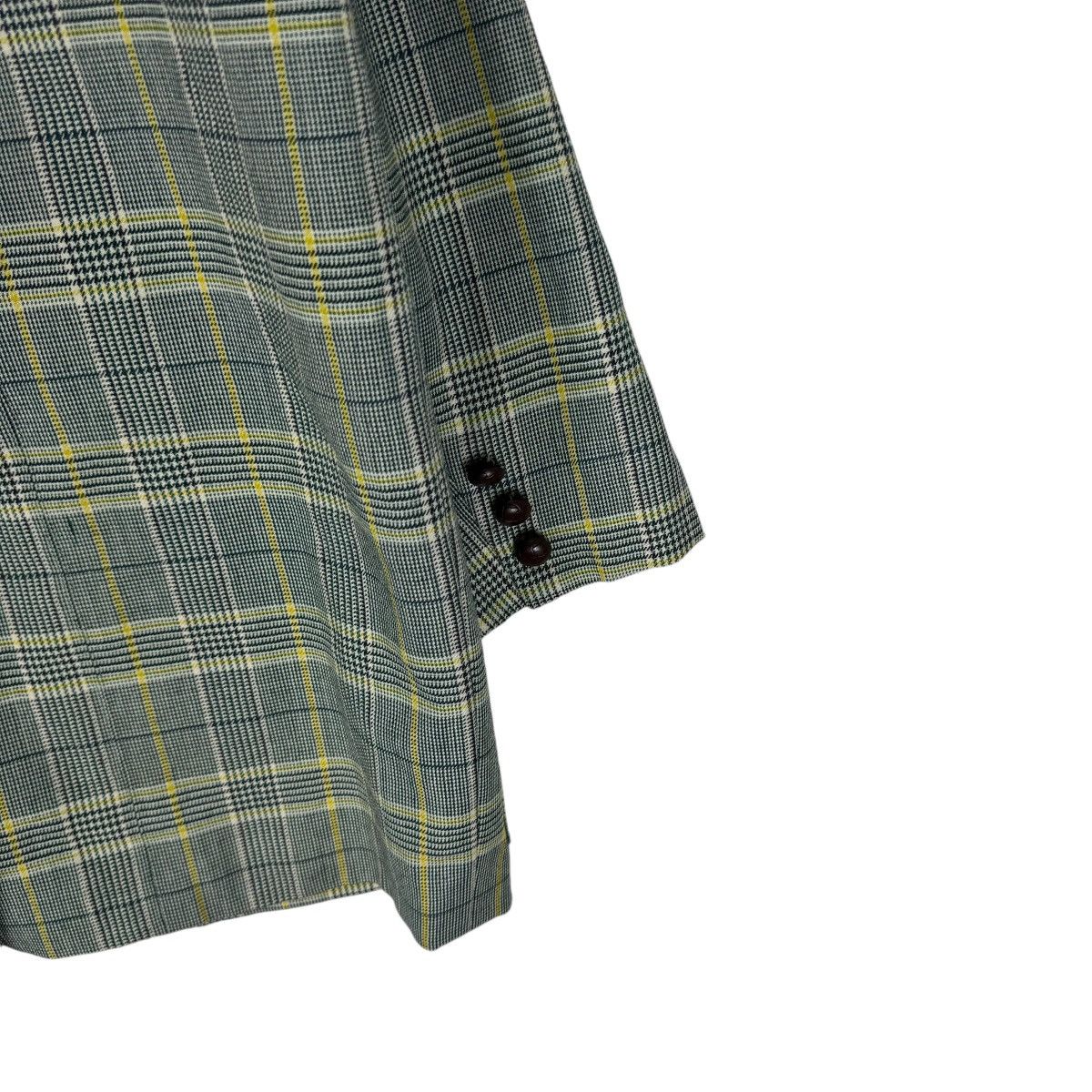 Christian Dior Monsieur ☀️CHRISTIAN DIOR PLAID TARTAN BELT JACKET Size M / US 6-8 / IT 42-44 - 6 Thumbnail