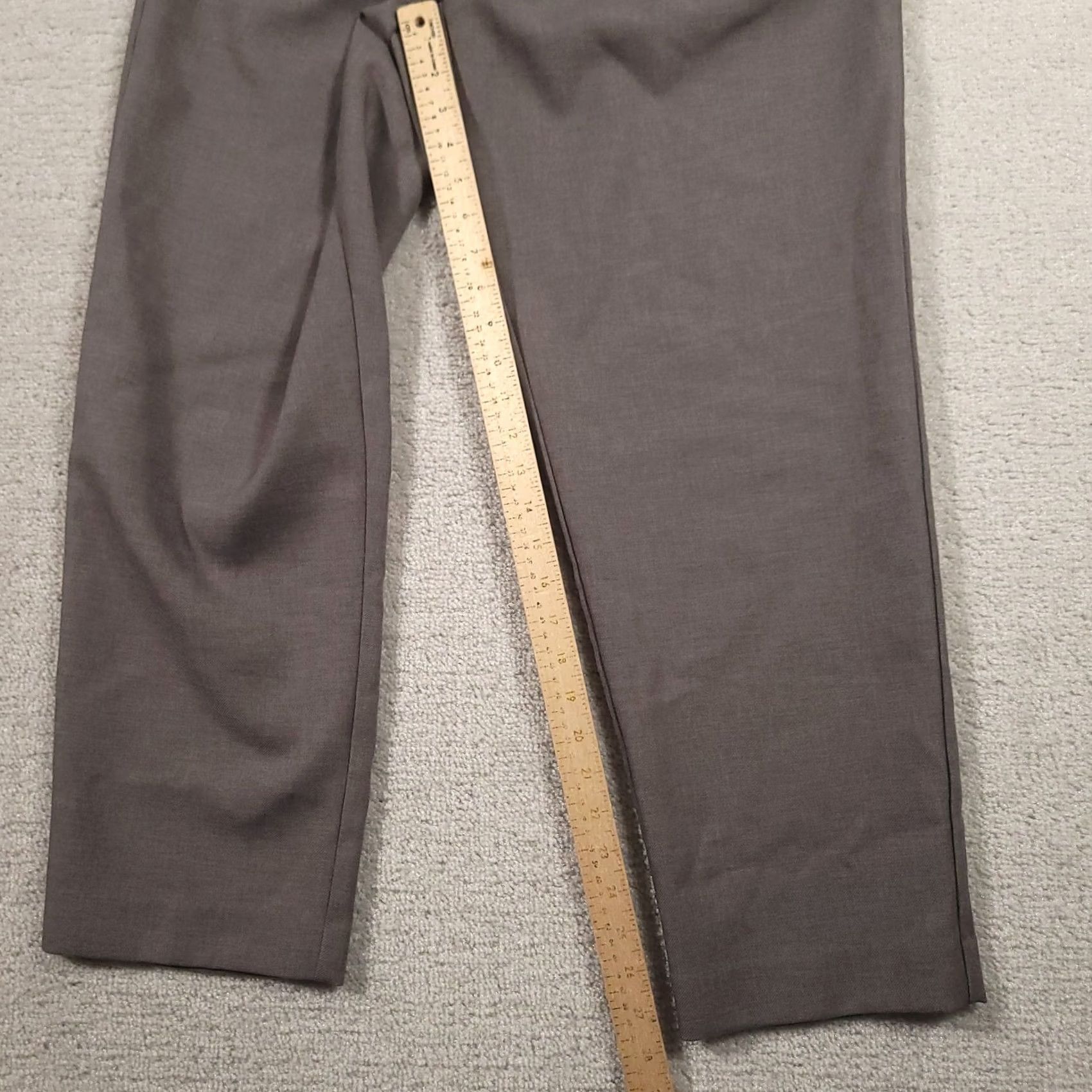 Vintage Alfred Dunner Pants Womens 14 Gray Elastic Waist Pull On Dress Pants Size 36" / US 14 / IT 50 - 5 Thumbnail