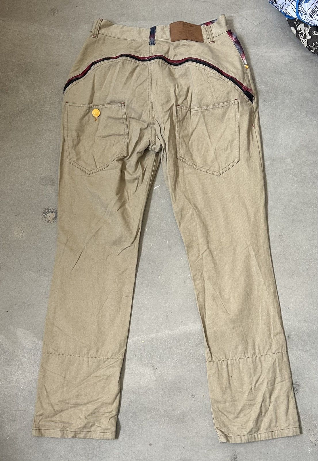 Vintage UP SMILE ZIPPED BACK SMILE PANT Size US 30 / EU 46 - 11 Thumbnail