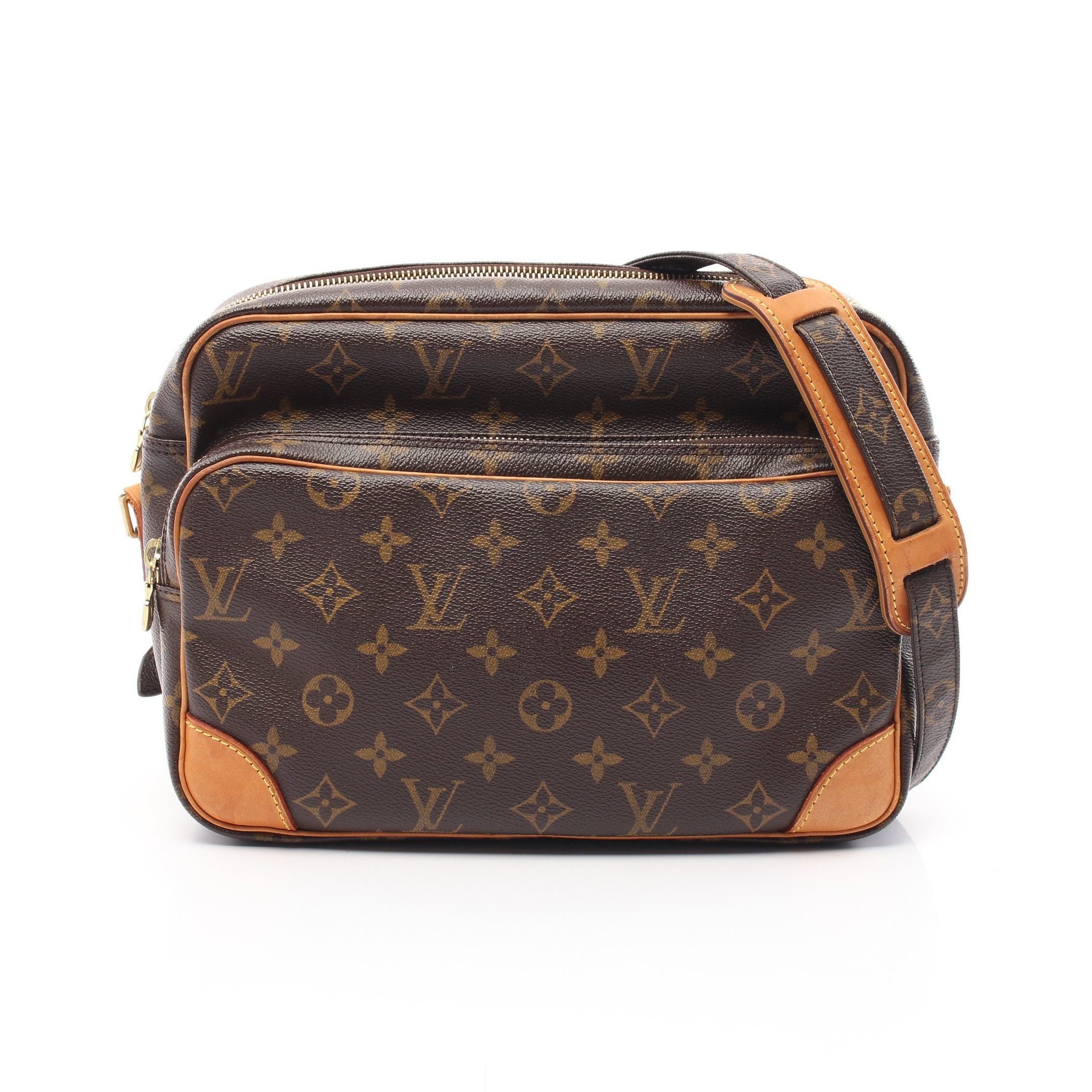 Louis Vuitton Louis Vuitton Nil Monogram Shoulder Bag Leather Brown Size ONE SIZE - 1 Thumbnail