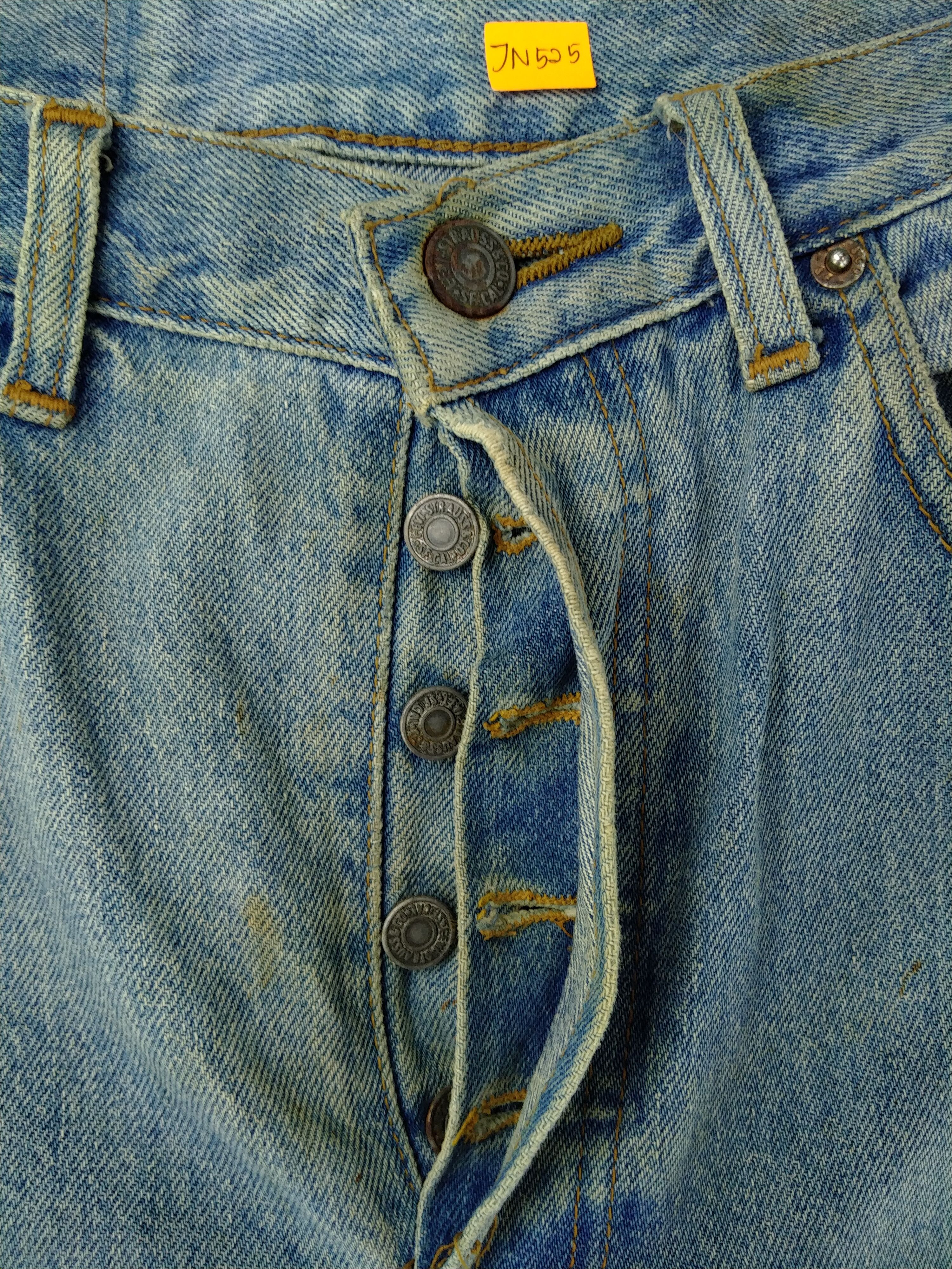Levi's 90s Vintage Levi's 501 USA Rusty Denim 30x30 -JN525 Size US 30 / EU 46 - 6 Thumbnail