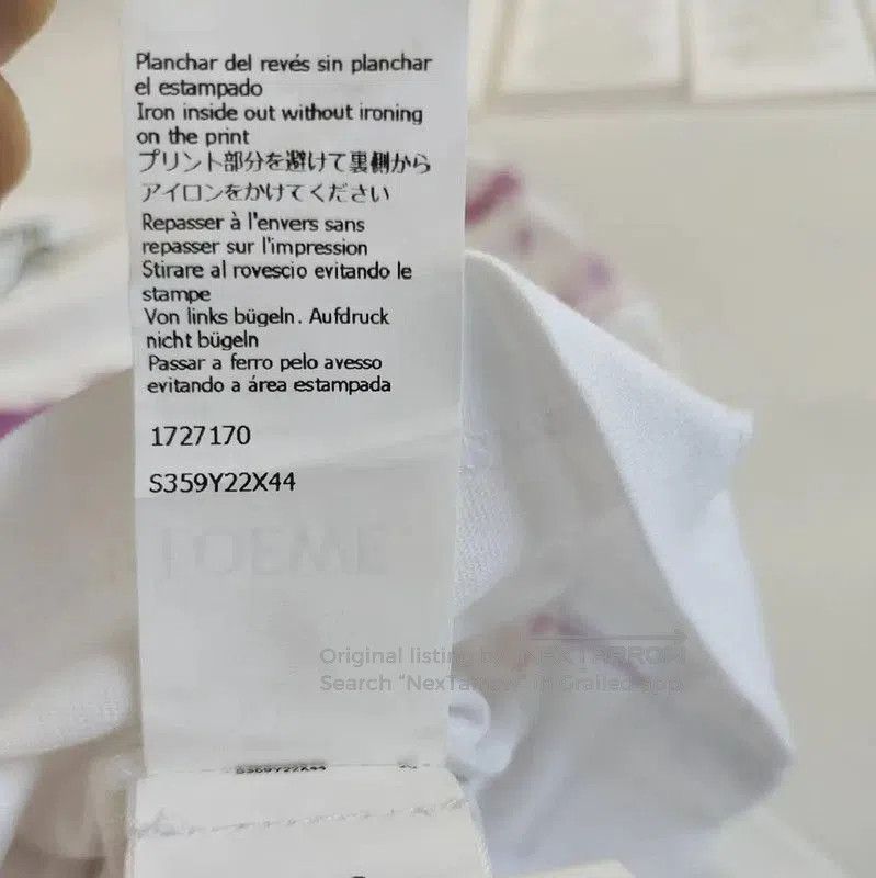 Loewe Loewe Summer White Cotton T-Shirt . Size M / US 6-8 / IT 42-44 - 3 Thumbnail