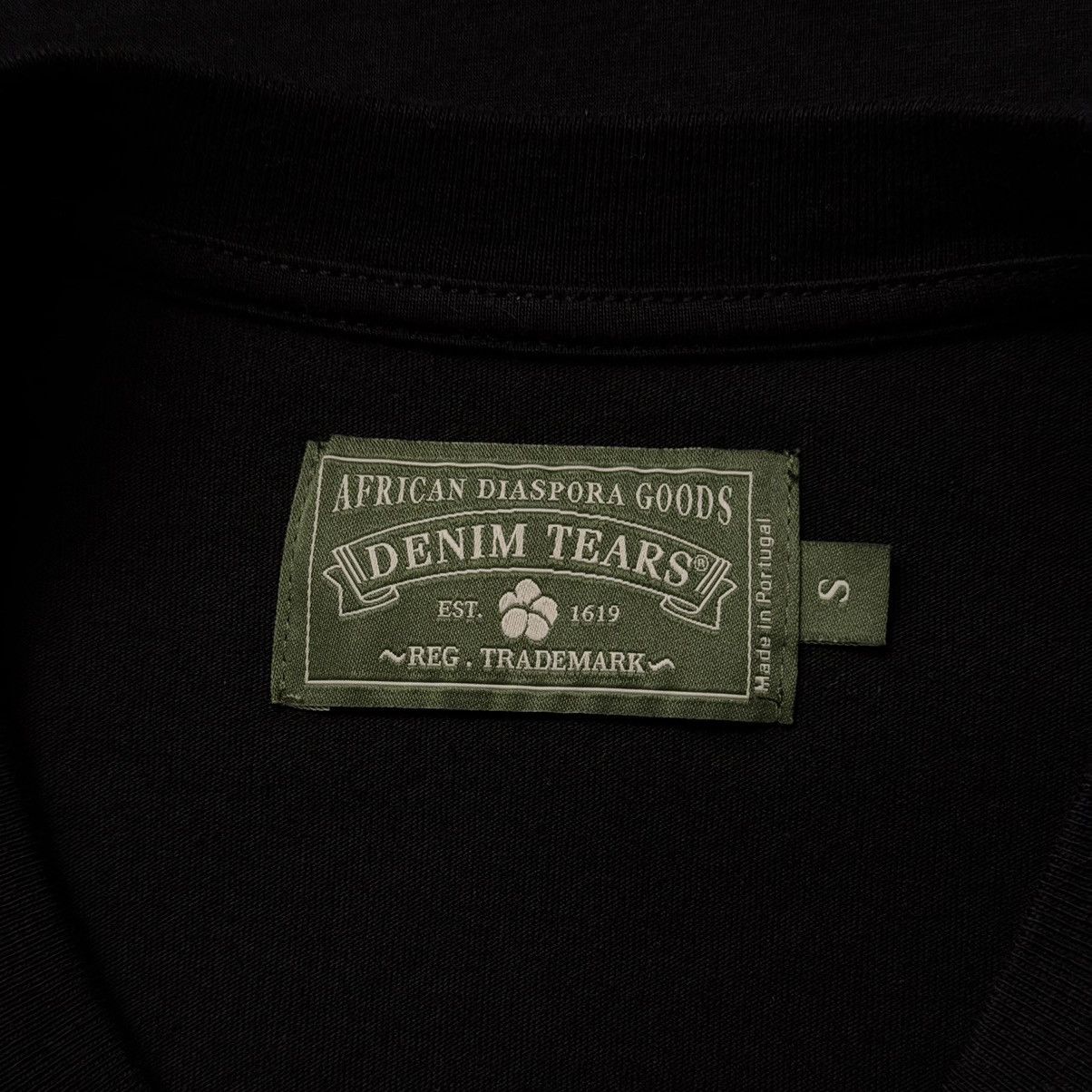 DENIM TEARS Denim Tears Men's Rhinestone Scratch Off T-Shirt Size Small Size US S / EU 44-46 / 1 - 2 Thumbnail