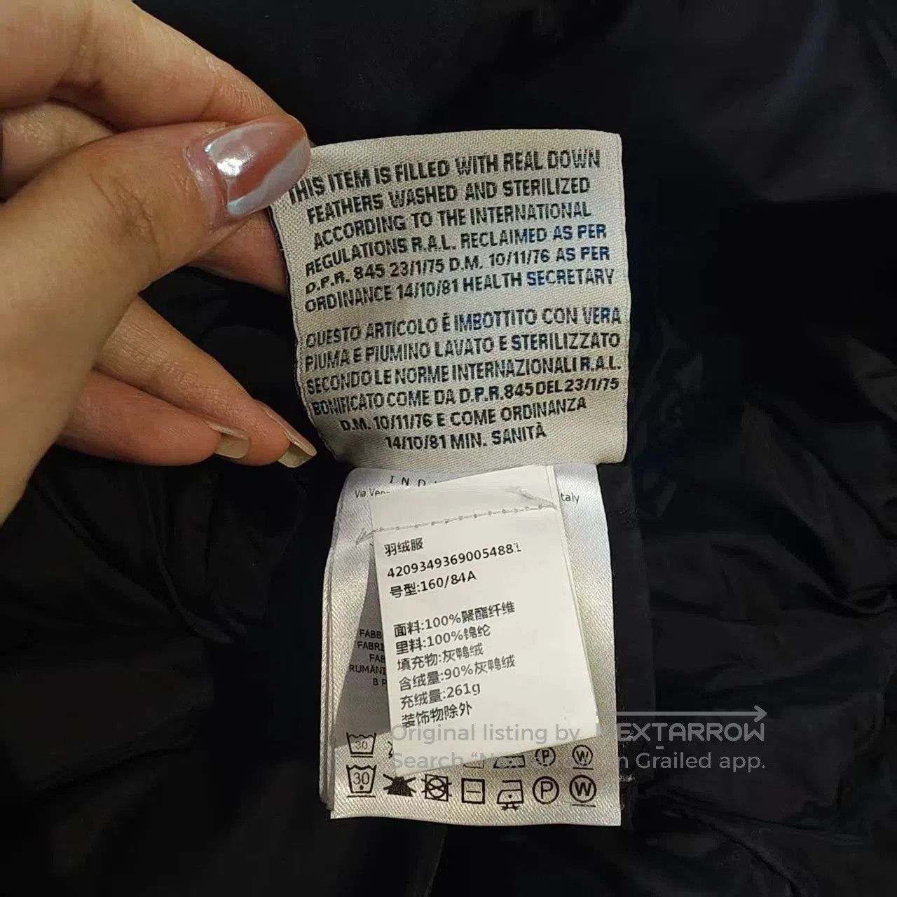 Moncler Moncler Black Hooded Down Jacket Size M. Size US M / EU 48-50 / 2 - 6 Thumbnail