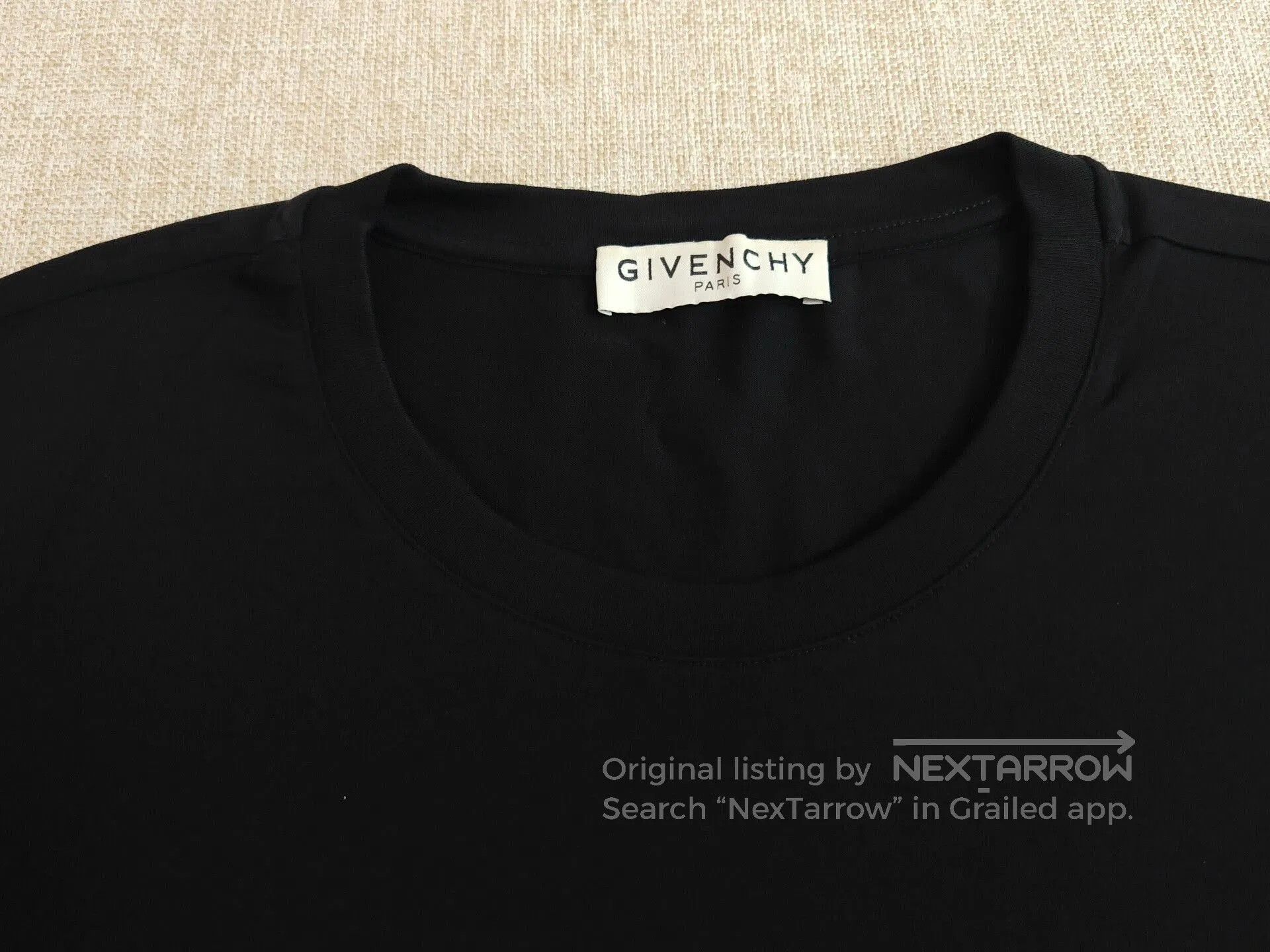 Givenchy Givenchy Men's Flower Letter Print T-Shirt. Size US L / EU 52-54 / 3 - 2 Thumbnail