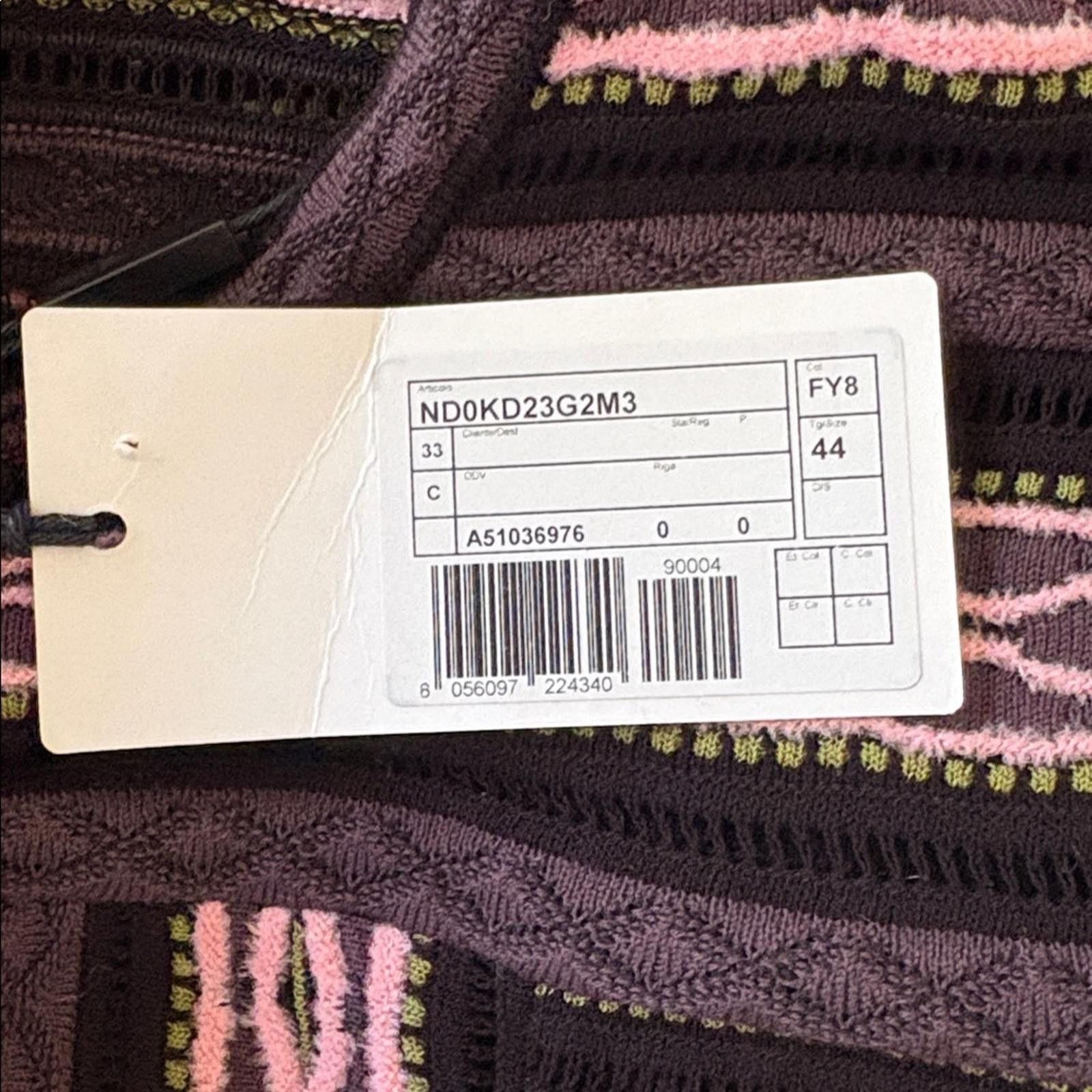 Missoni M Missoni Signature Knit Long Sleeve A-Line Dress Size M / US 6-8 / IT 42-44 - 9 Thumbnail