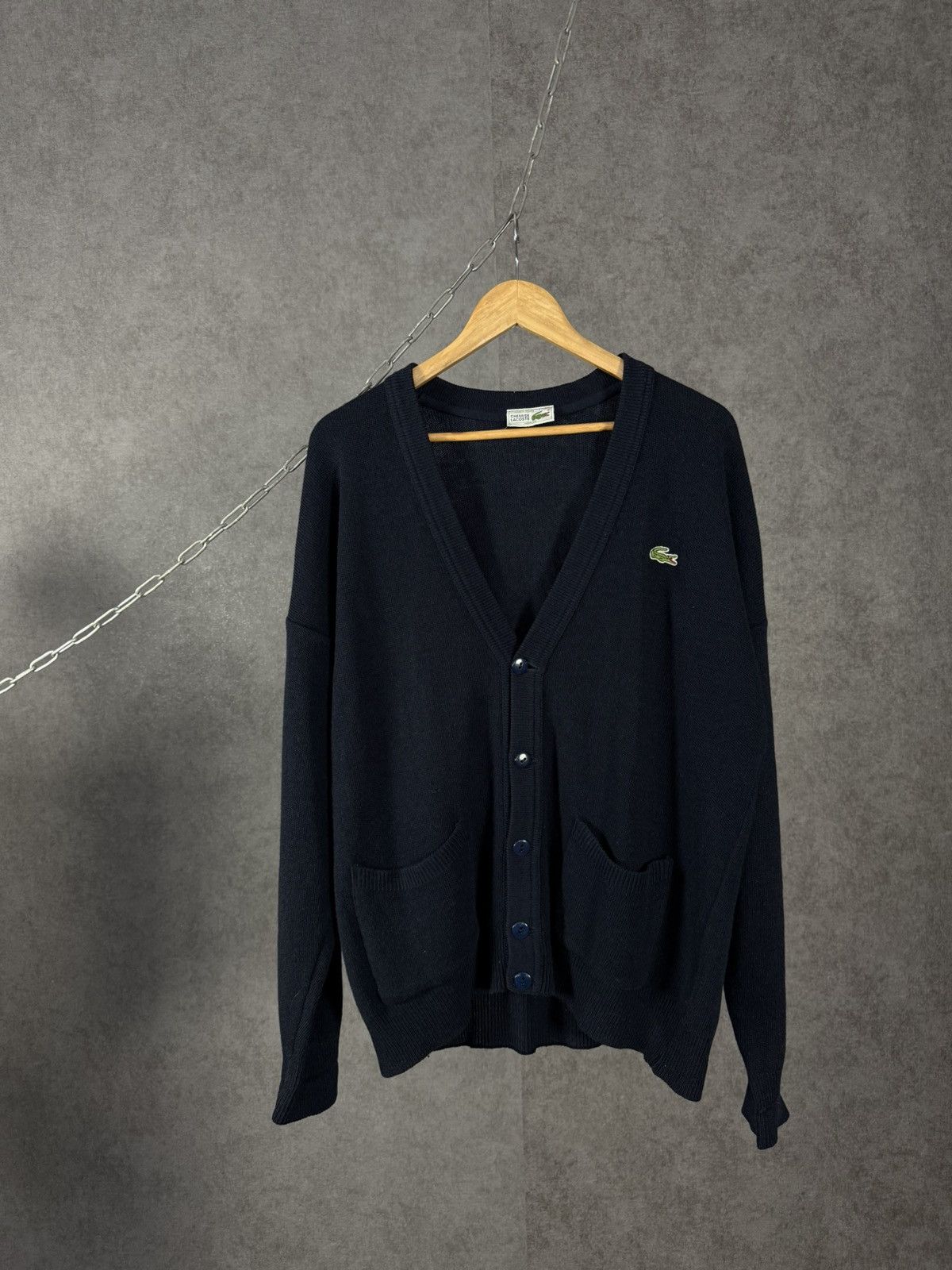 Lacoste Lacoste Chemise vintage designer logo cardigan Size US L / EU 52-54 / 3 - 1 Thumbnail