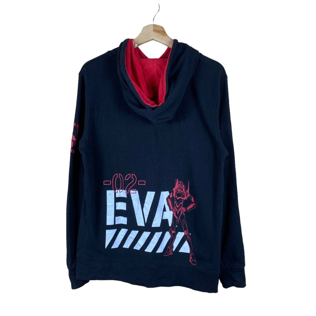 Anime × Cartoon Network × Japanese Brand NEON GENESIS EVANGELION PRODUTION 02 HOODIE Size US M / EU 48-50 / 2 - 3 Thumbnail