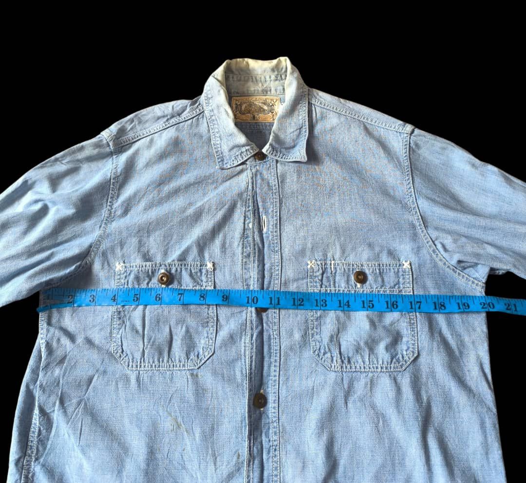 NEAL CASSADY FREEWHEELERS RAILROAD 30s STYLE chambray