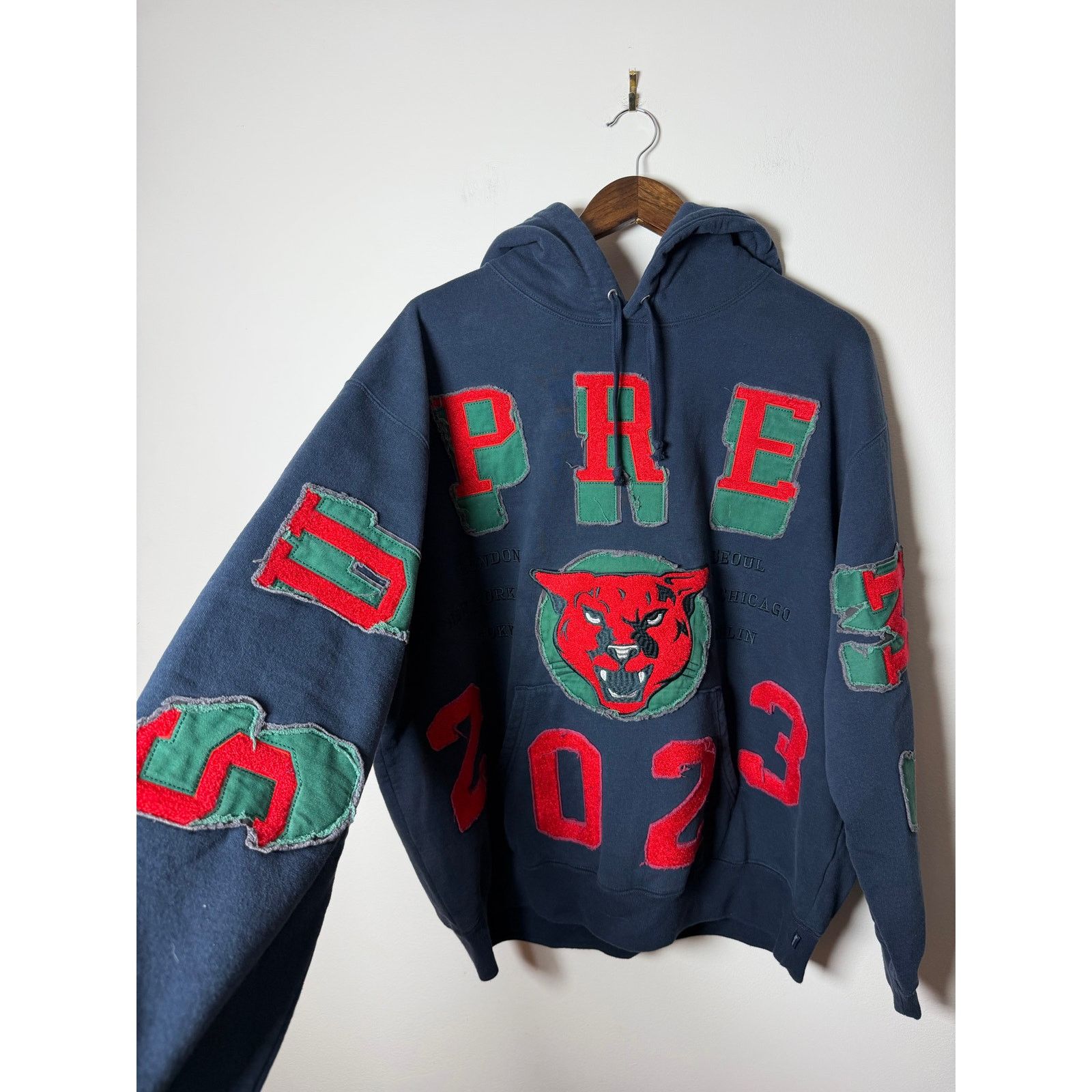 Supreme Supreme Washed Panther Hooded Sweatshirt Size US L / EU 52-54 / 3 - 1 Thumbnail