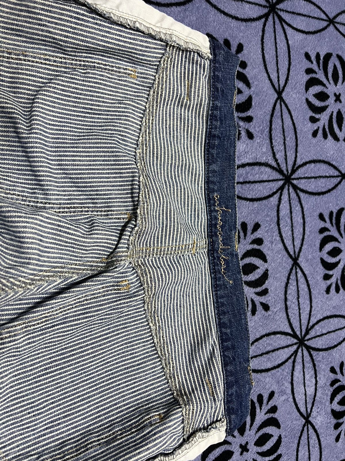 Peanuts × Vintage PEANUTS - Patchwork jeans Size 30" / US 8 / IT 44 - 3 Thumbnail