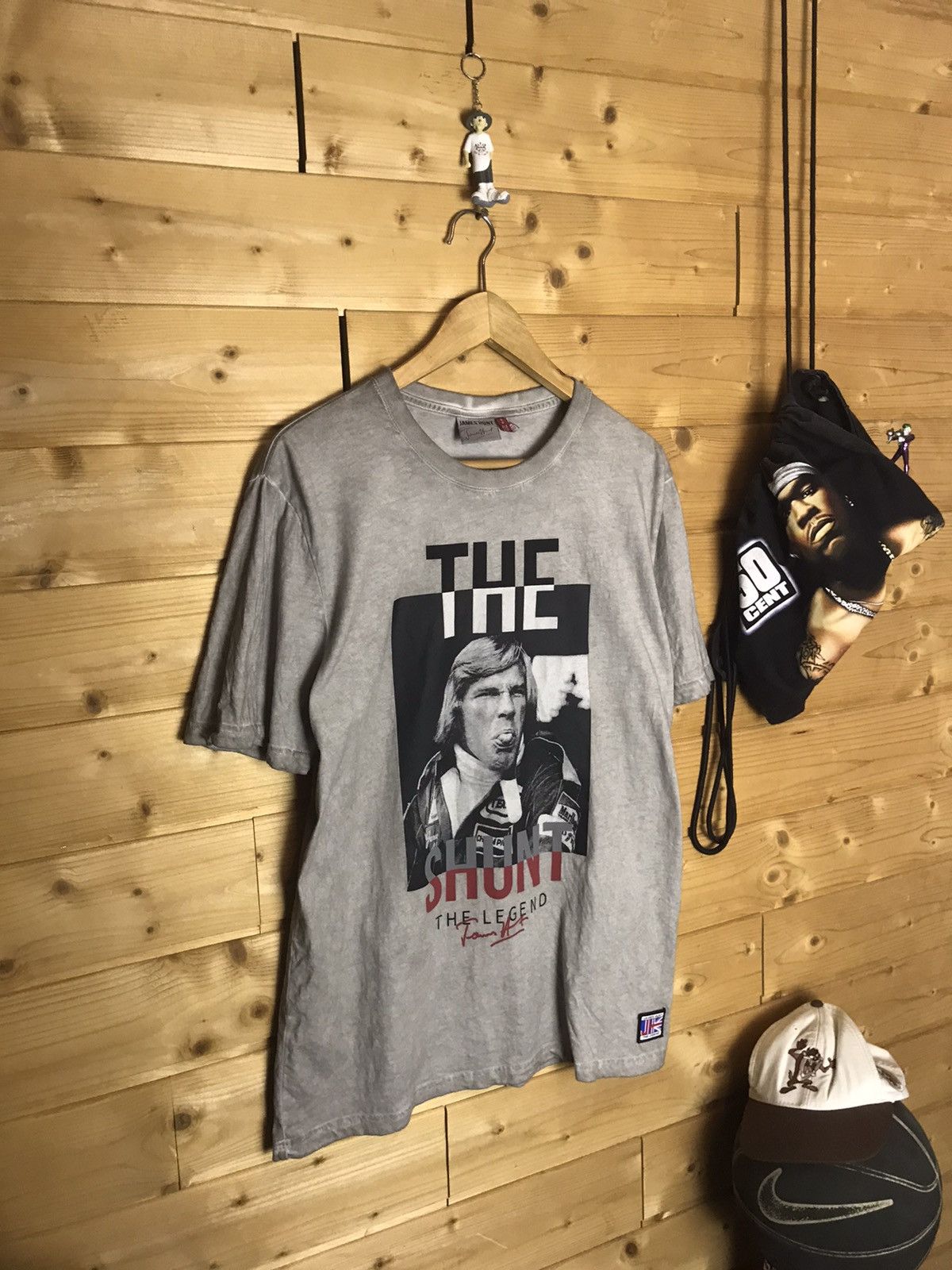 Vintage James Hunt t-shirt Size US L / EU 52-54 / 3 - 1 Thumbnail