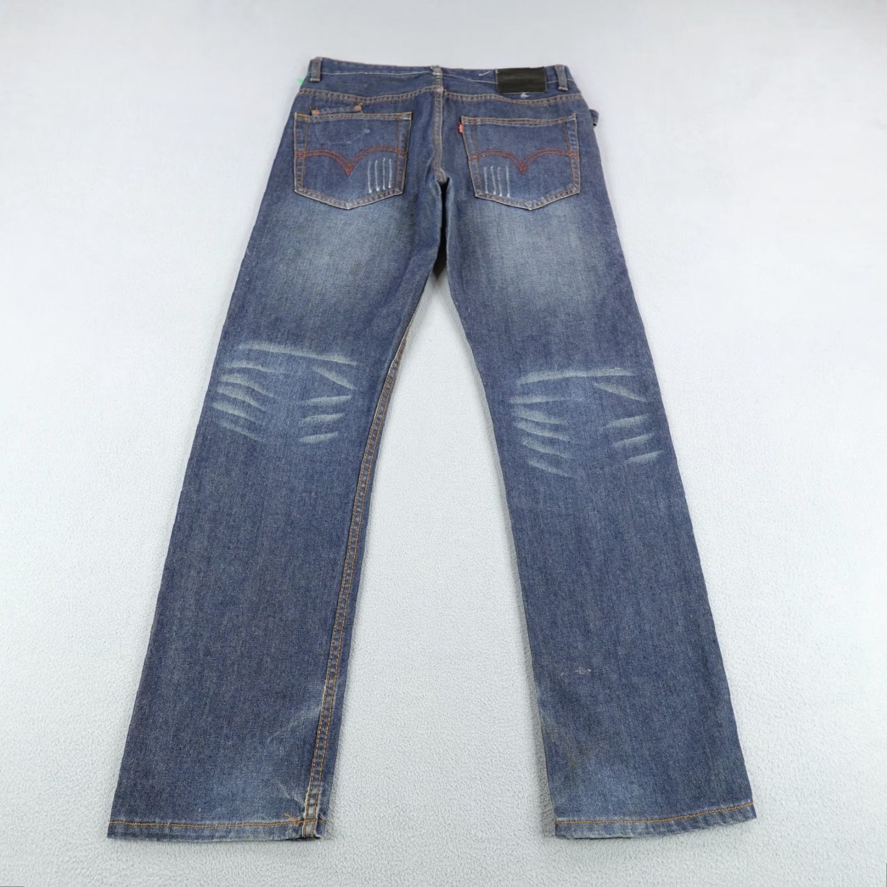 Levi's VINTAGE Levi's Jeans Men's 33 Blue Denim Straight Fit 1980s Pants Size US 33 - 5 Thumbnail