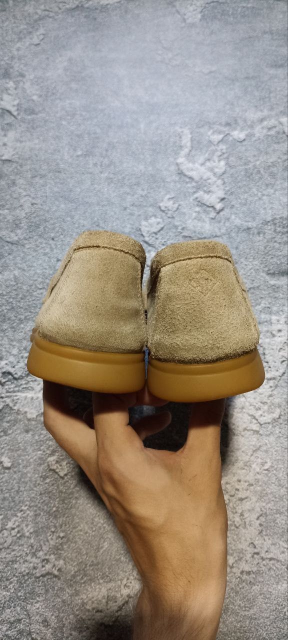 Loro Piana Loro Piana Beige Suede Summer Charms Walk Slip On Loafers Size US 9 / IT 39 - 5 Thumbnail