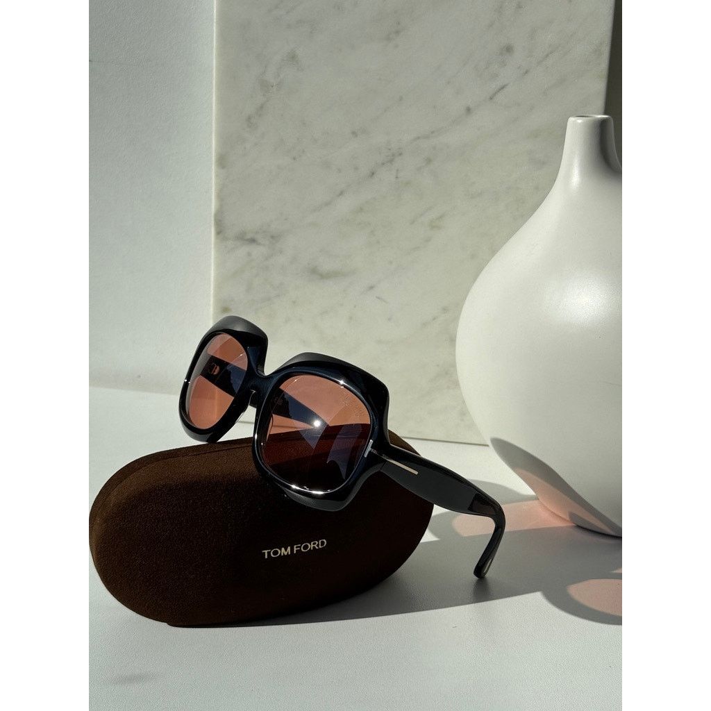 Tom Ford NEW Tom Ford FT1155 Ren Square Sunglasses Black Photochromic Size ONE SIZE - 6 Thumbnail